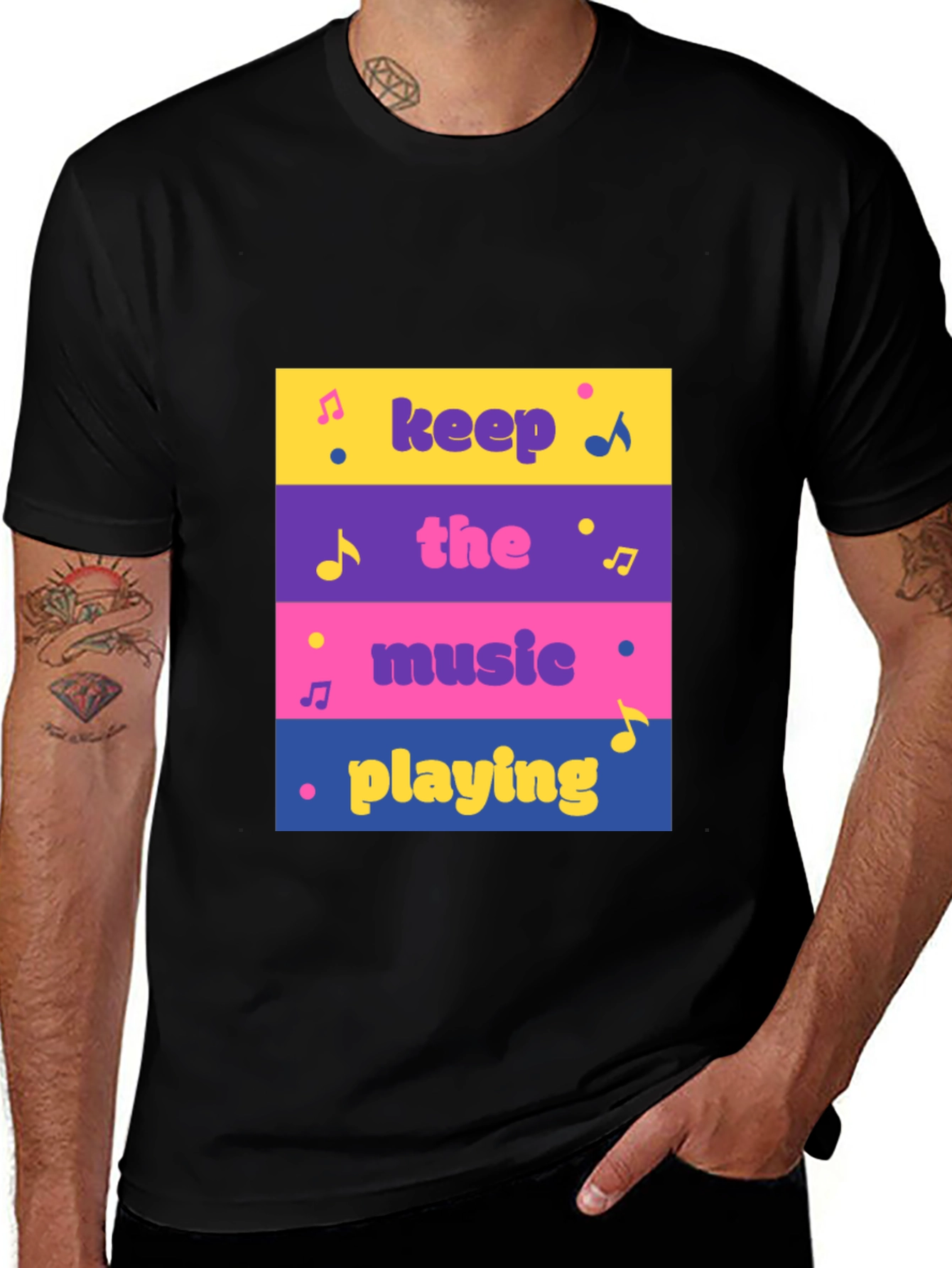 Variant 10 of Keep The Music Playing Graphic Tee