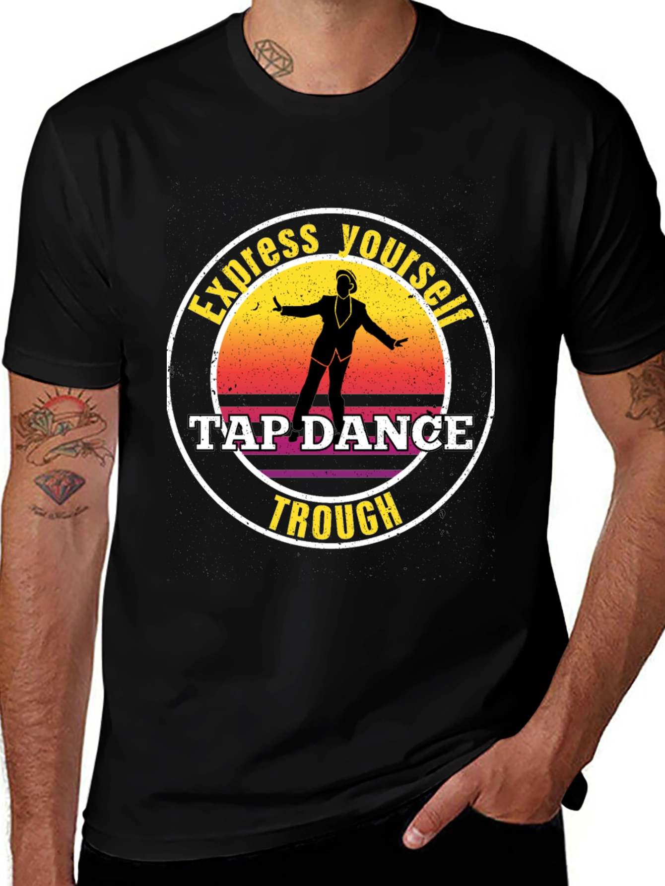 Variant 29 of Express Yourself Tap Dance T-Shirt