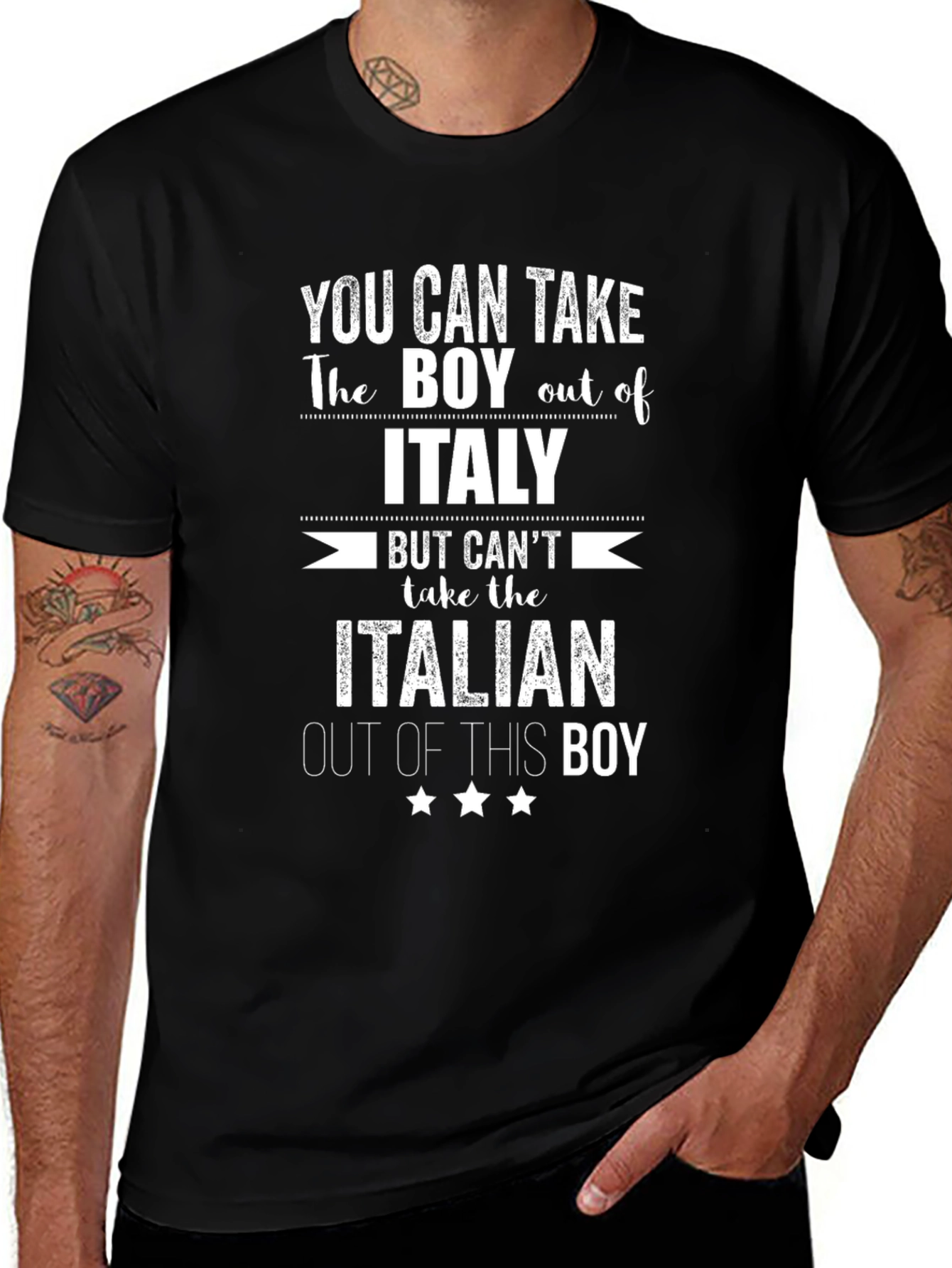Italian Pride T-Shirt - "You Can Take the Boy Out of Italy..."