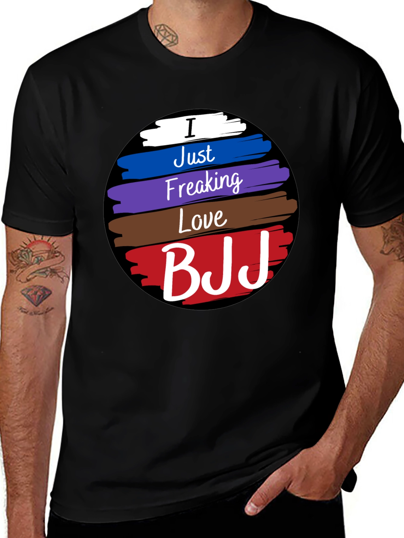 BJJ Love Graphic T-Shirt - Jiu Jitsu Fan Apparel