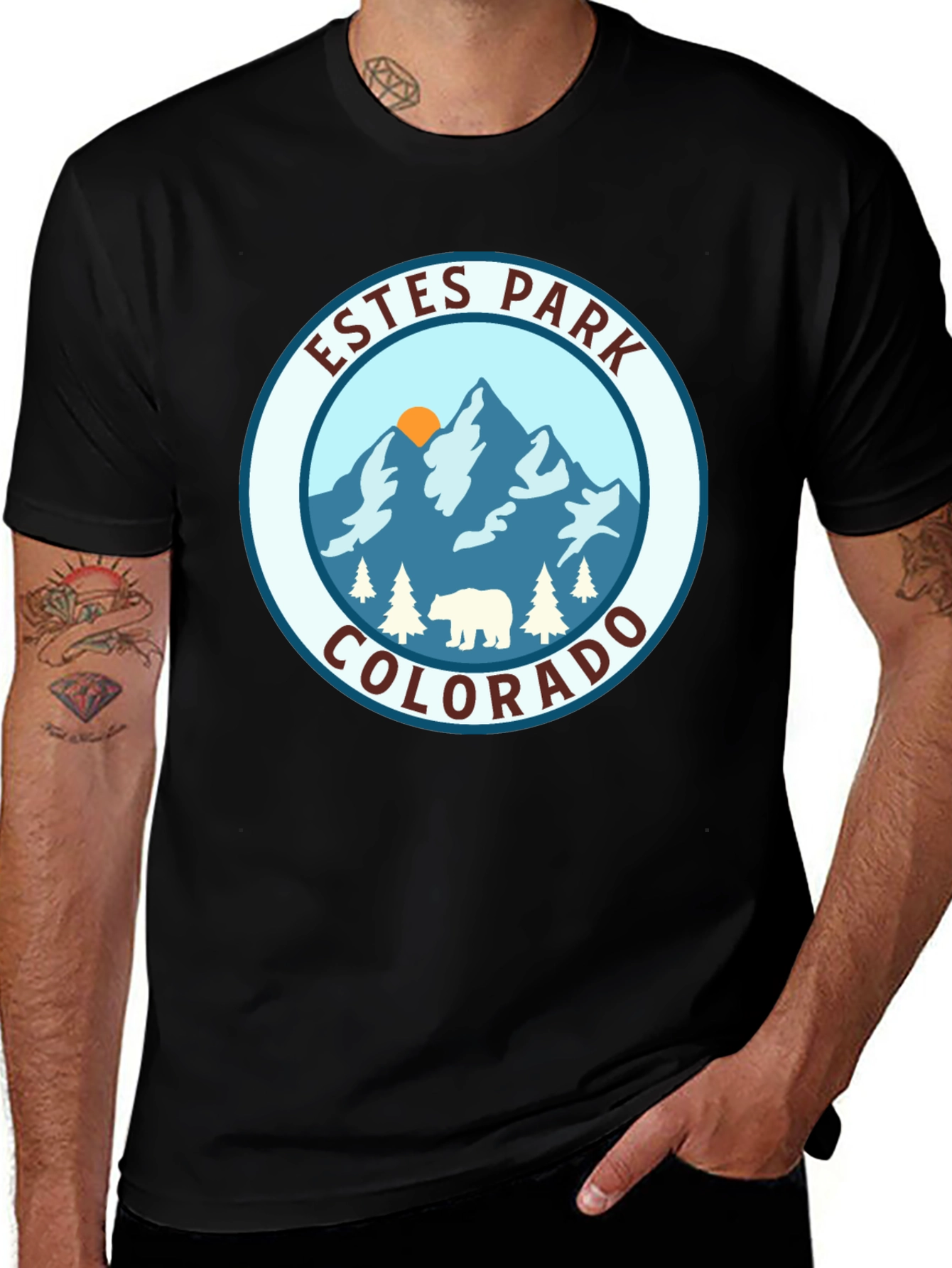 Variant 12 of Estes Park Colorado Graphic T-Shirt