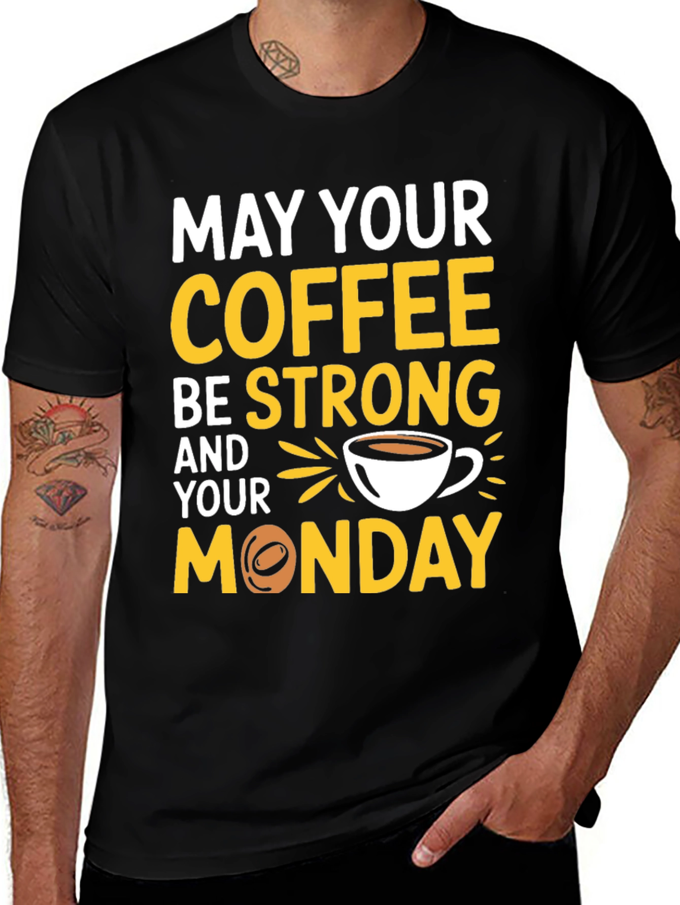 Variant 16 of Funny Coffee Monday Graphic T-Shirt