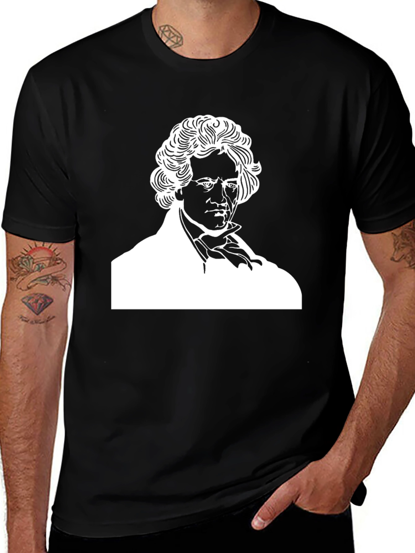 Beethoven Graphic Tee - Classic Composer Shirt
