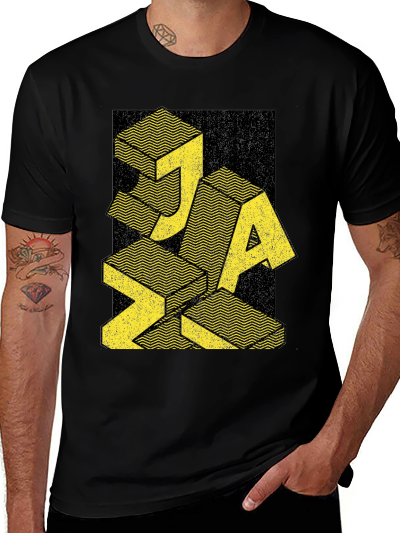 Variant 22 of Abstract Graphic Print Men's T-Shirt