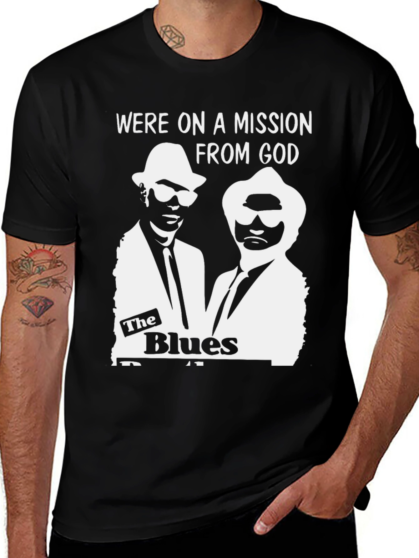 Blues Brothers "Mission From God" Graphic T-Shirt