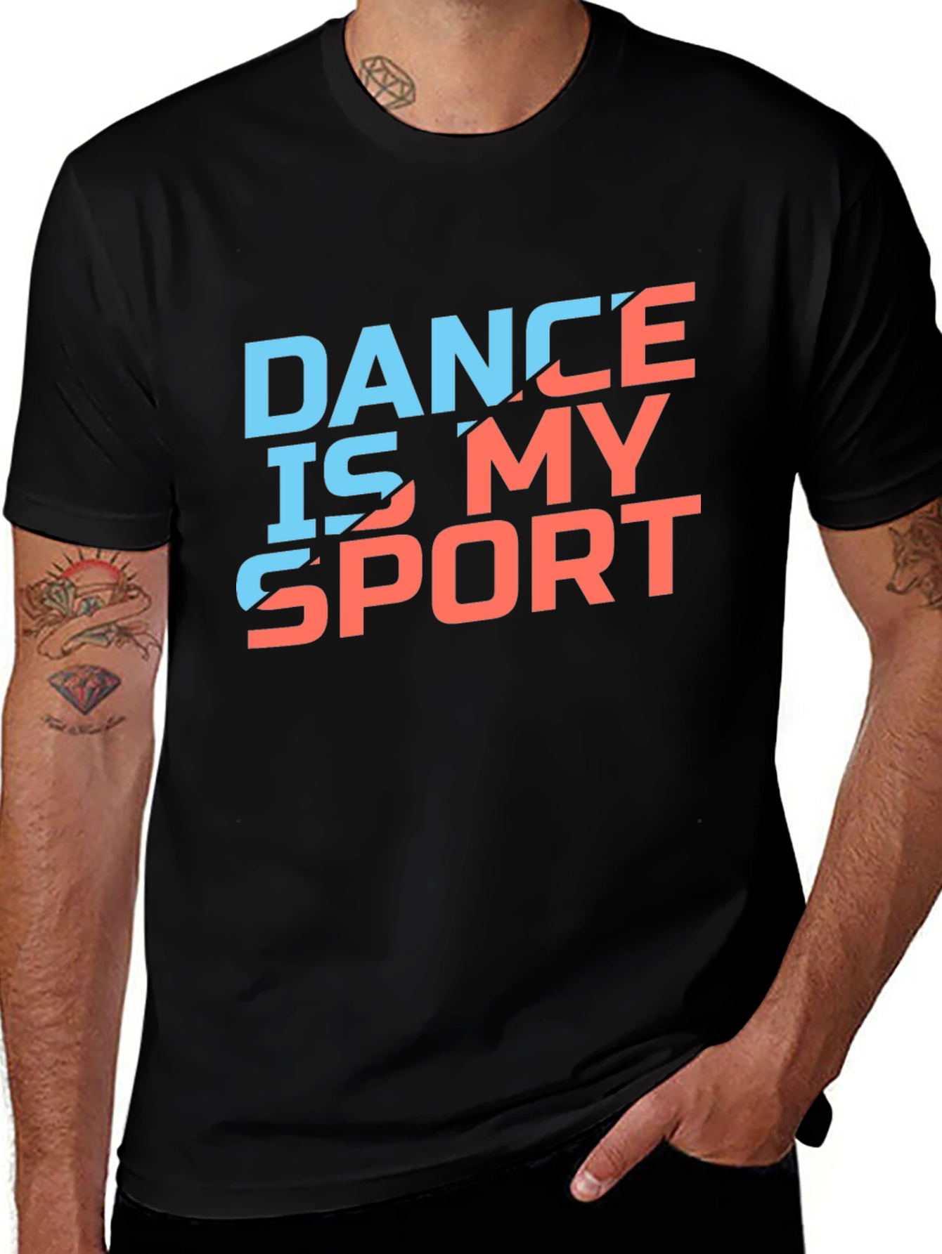 Black Dance is My Sport T-Shirt - Stylish Cotton Tee main image