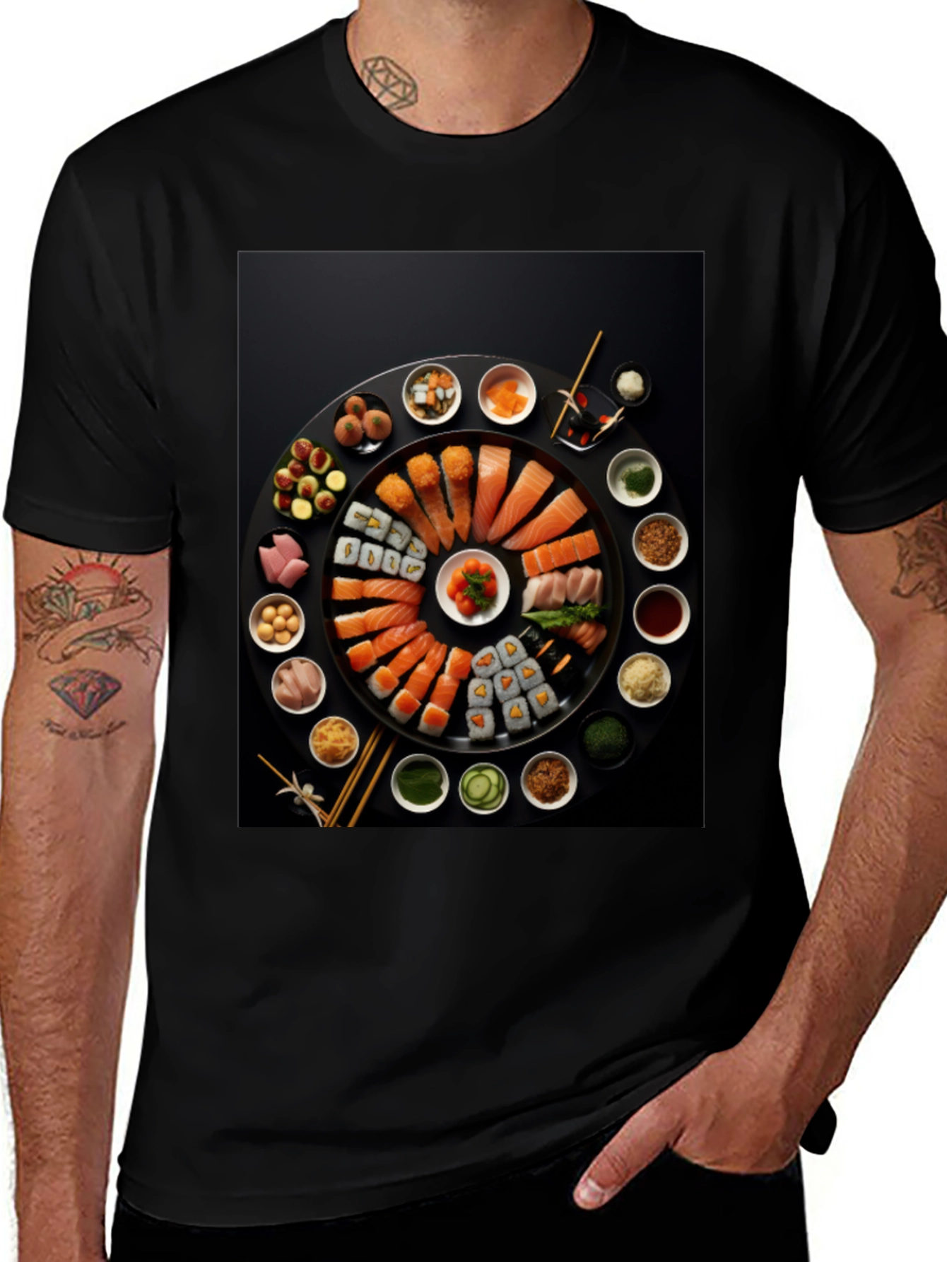 Sushi Lover's T-Shirt - Foodie Fashion