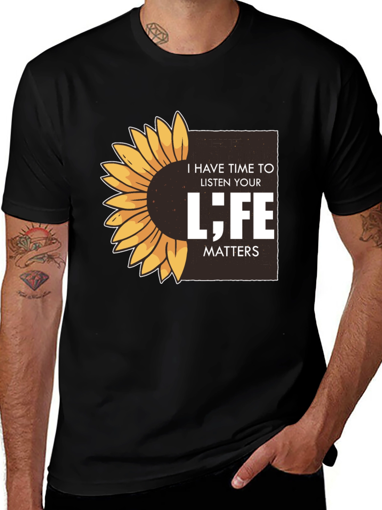 Variant 24 of Sunflower 'Life Matters' Graphic T-Shirt