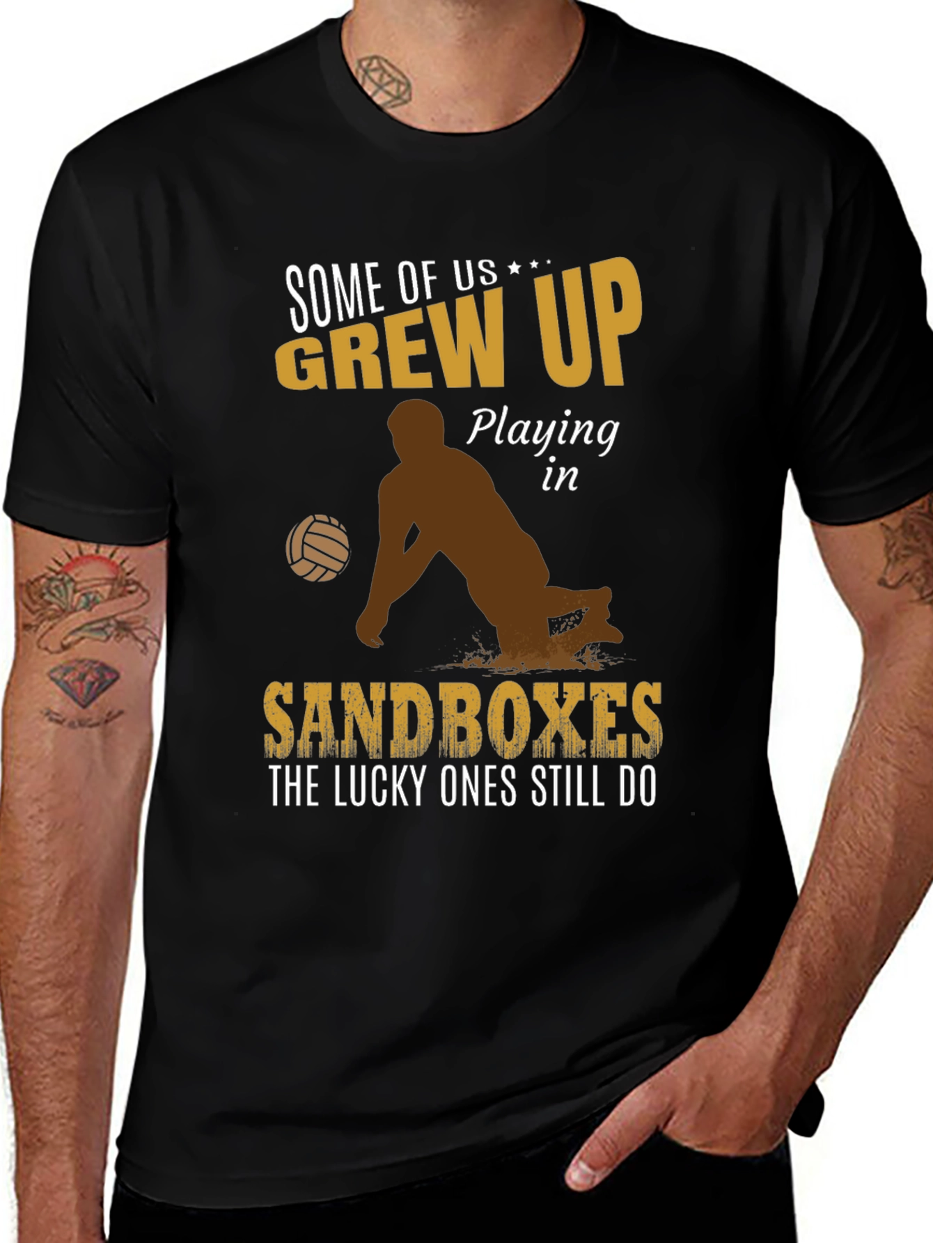 Variant 20 of Volleyball Sandboxes T-Shirt - Unisex