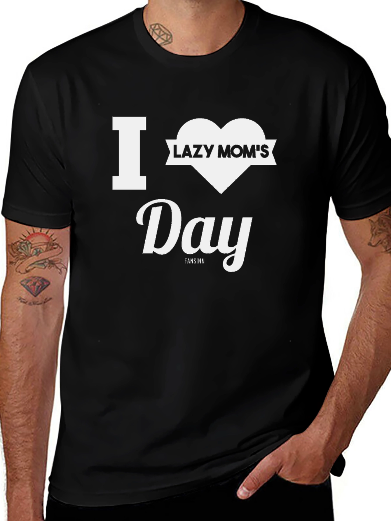 I Heart Lazy Mom's Day T-Shirt