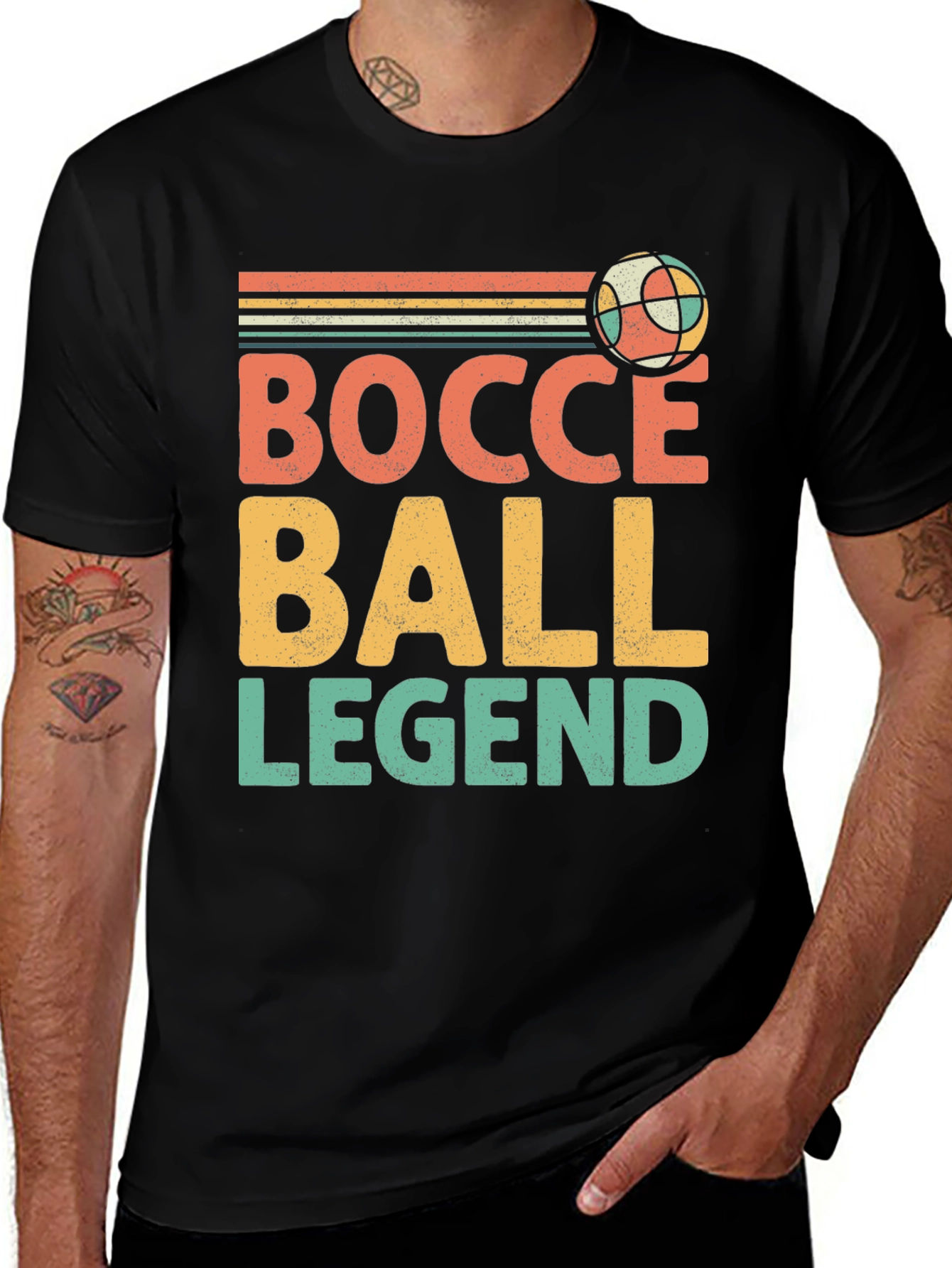 Variant 25 of Bocce Ball Legend Graphic T-Shirt