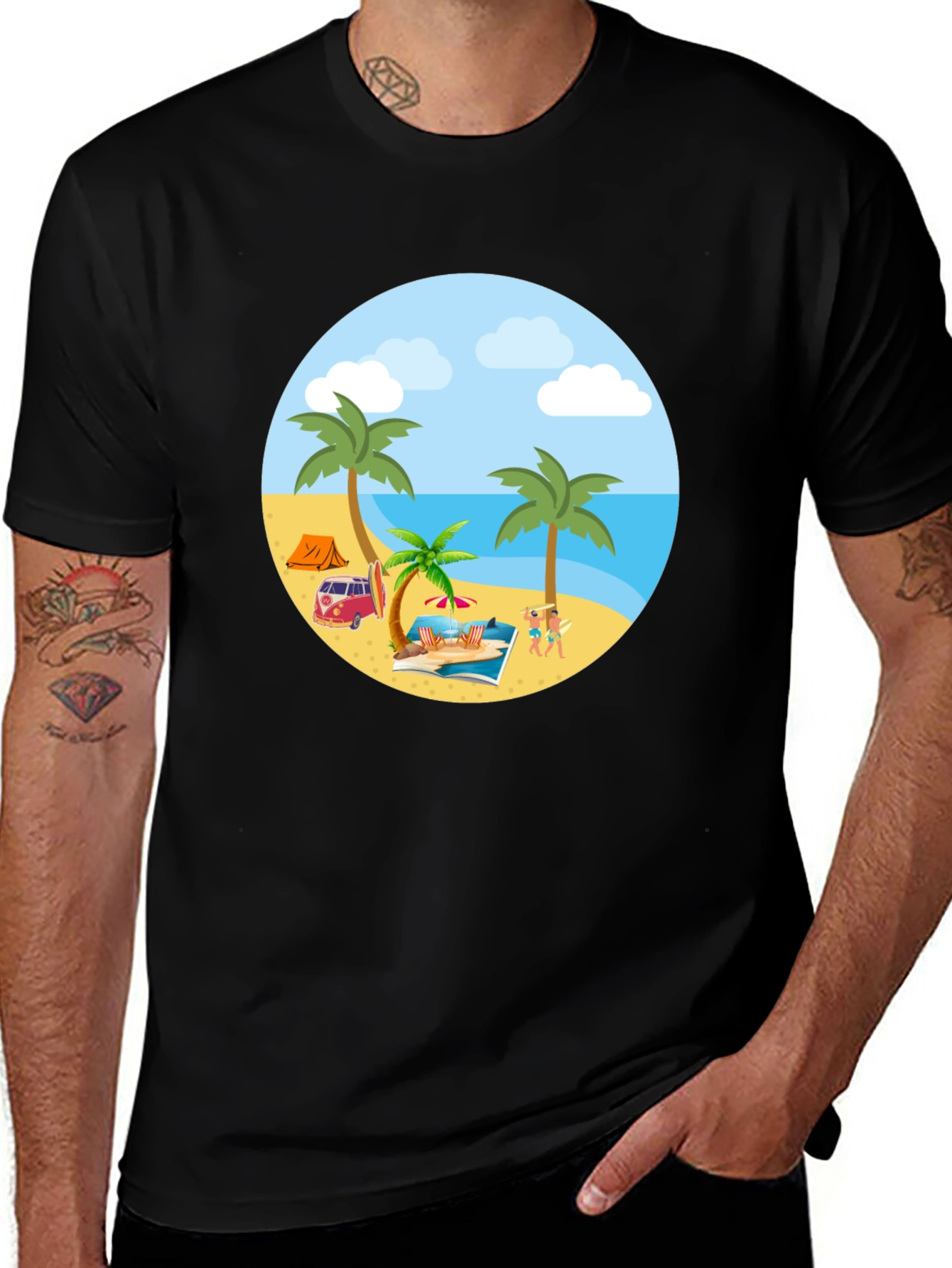 Variant 18 of Beach Vacation T-Shirt