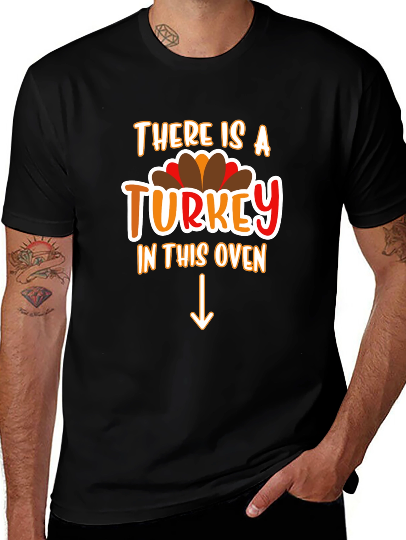 Thanksgiving Pregnancy Announcement T-Shirt