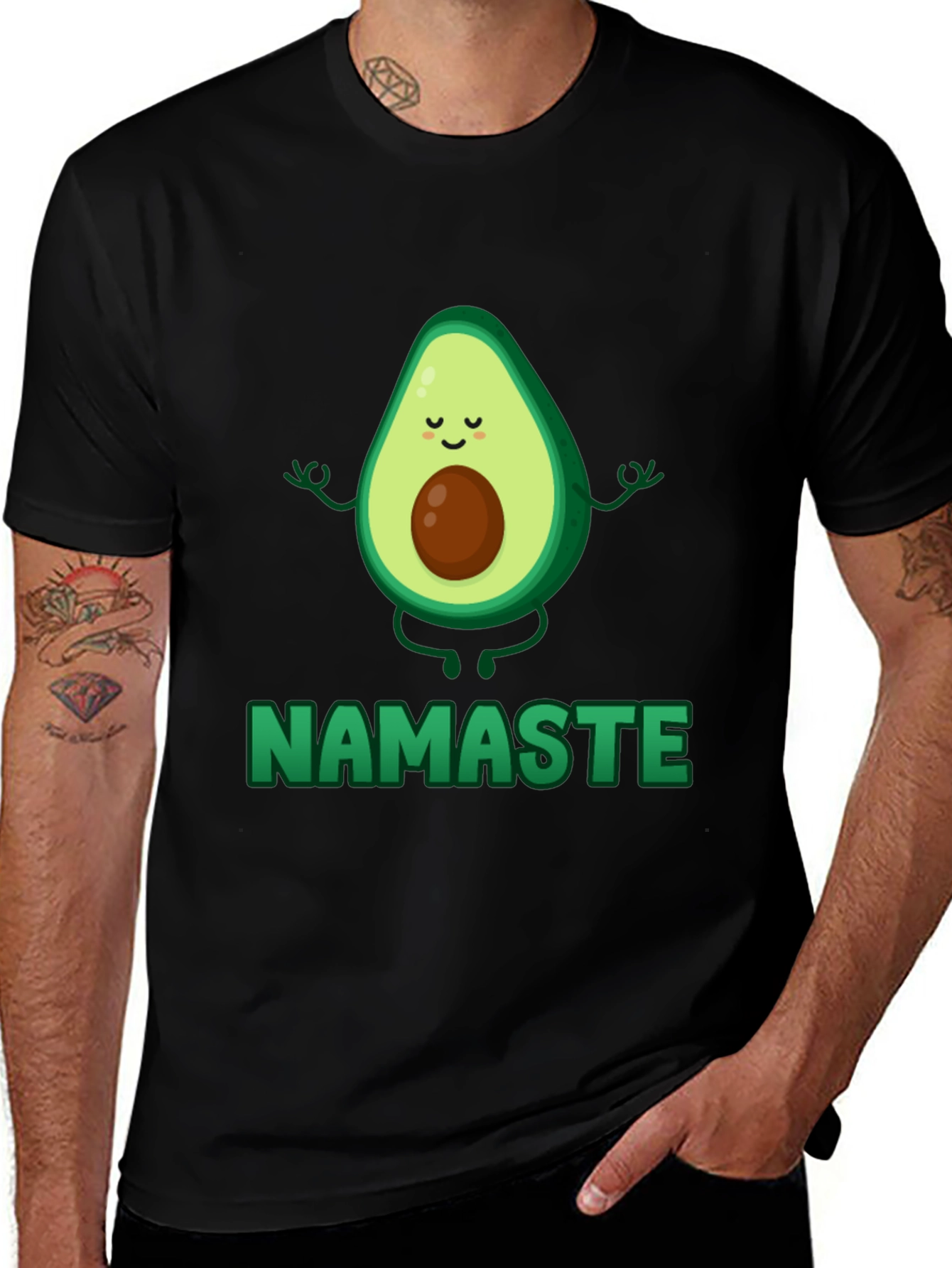 Variant 16 of Avocado Namaste T-Shirt