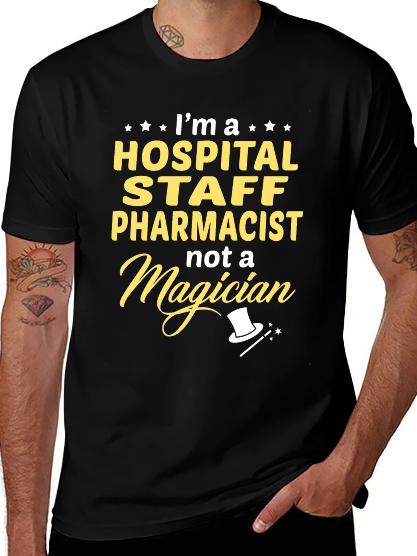 Variant 15 of Hospital Staff Pharmacist T-Shirt - Novelty Profession Tee
