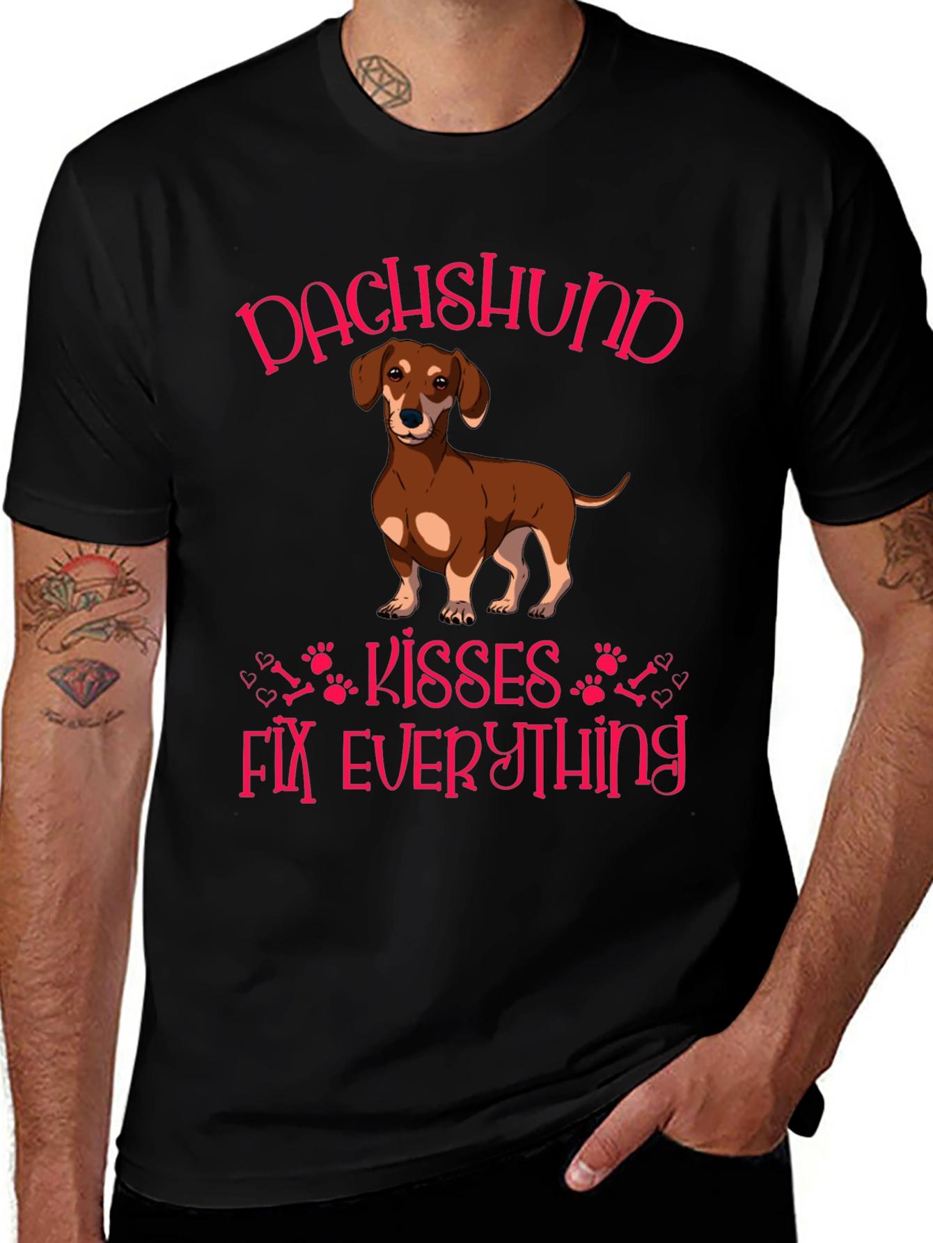 Variant 6 of Dachshund Kisses Fix Everything T-Shirt