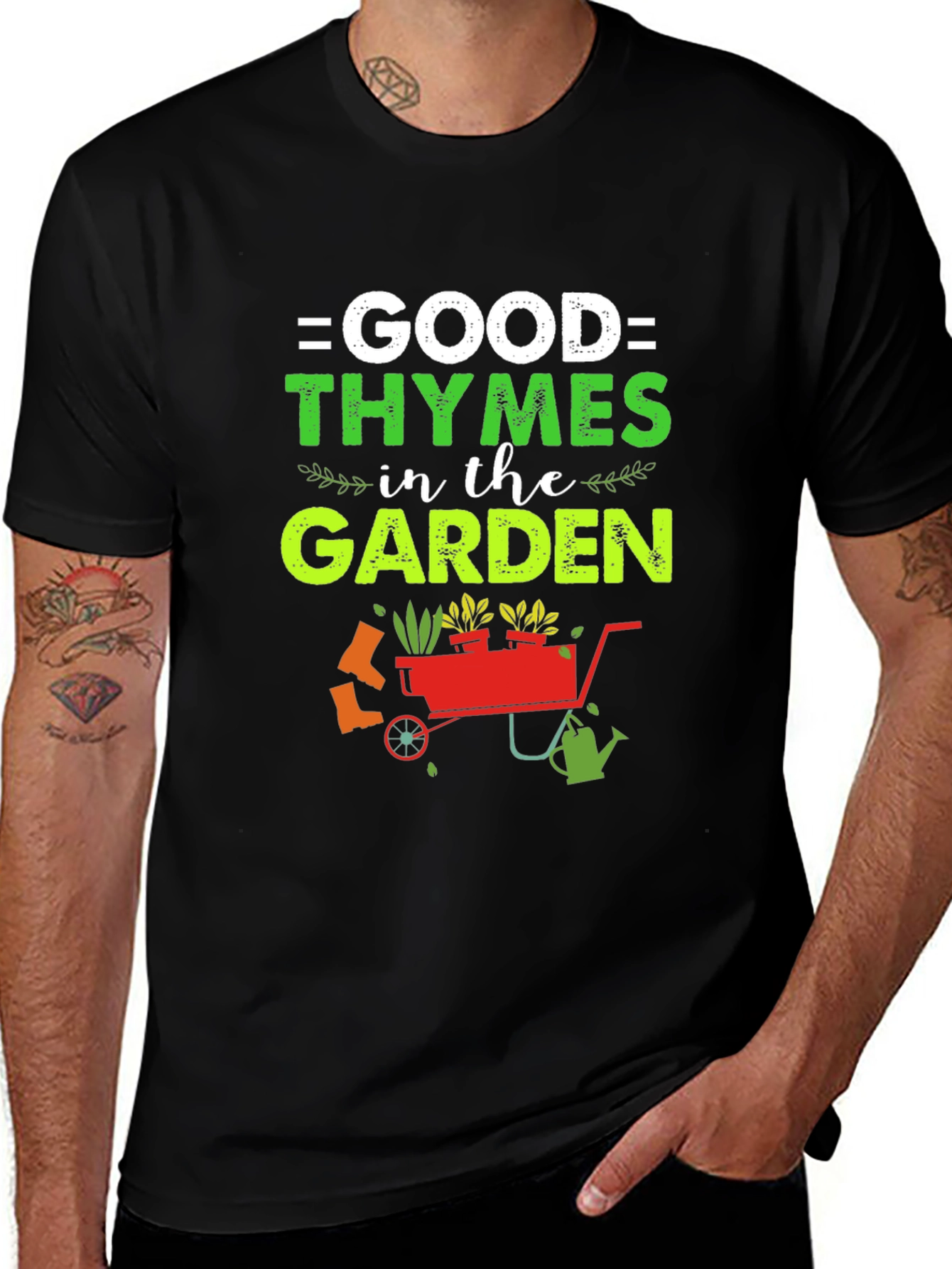 Variant 19 of Good Thymes in The Garden Graphic Tee