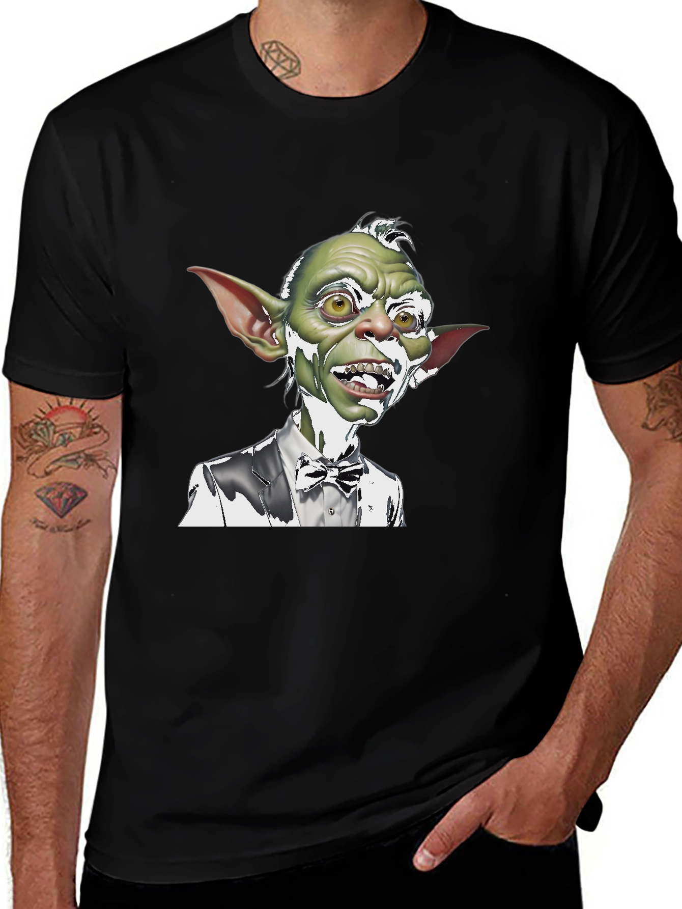 Variant 24 of Goblin Tuxedo T-Shirt - Unique Graphic Tee
