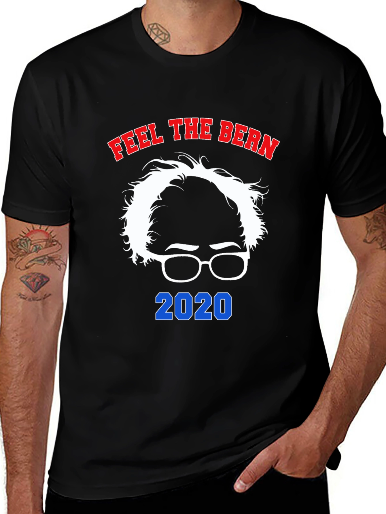 Variant 10 of Feel The Bern 2020 Political T-Shirt