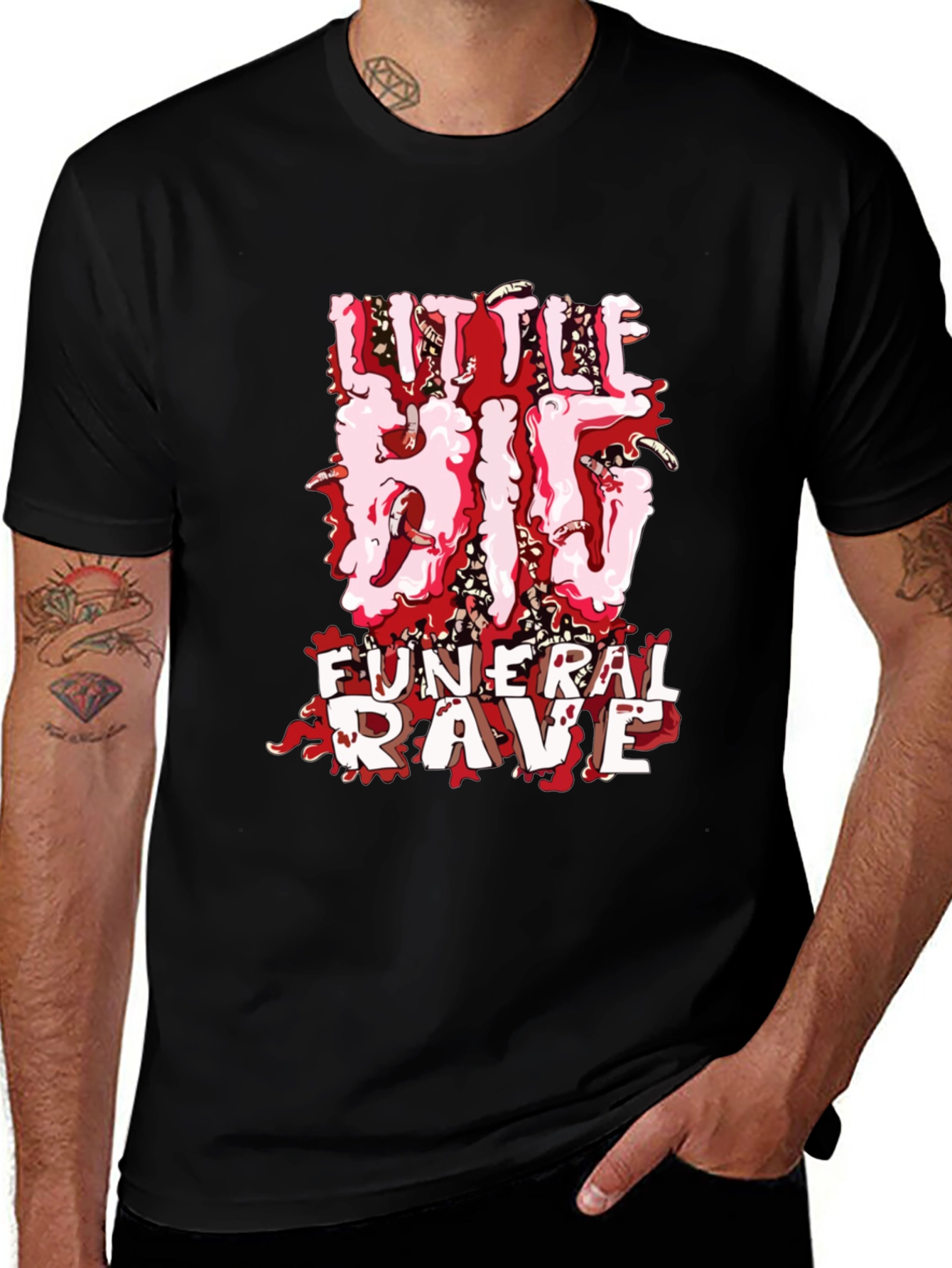 Variant 25 of Little Big Funeral Rave Graphic Tee