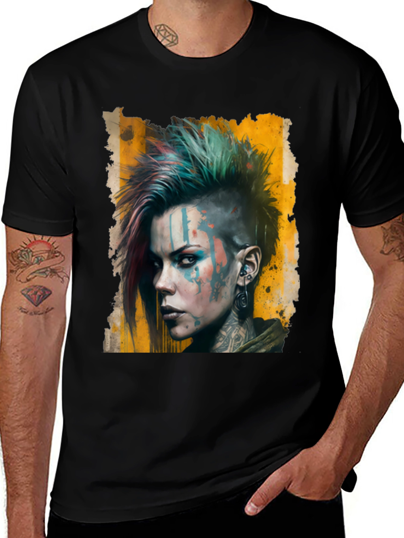 Variant 30 of Punk Rock T-Shirt: Edgy Style