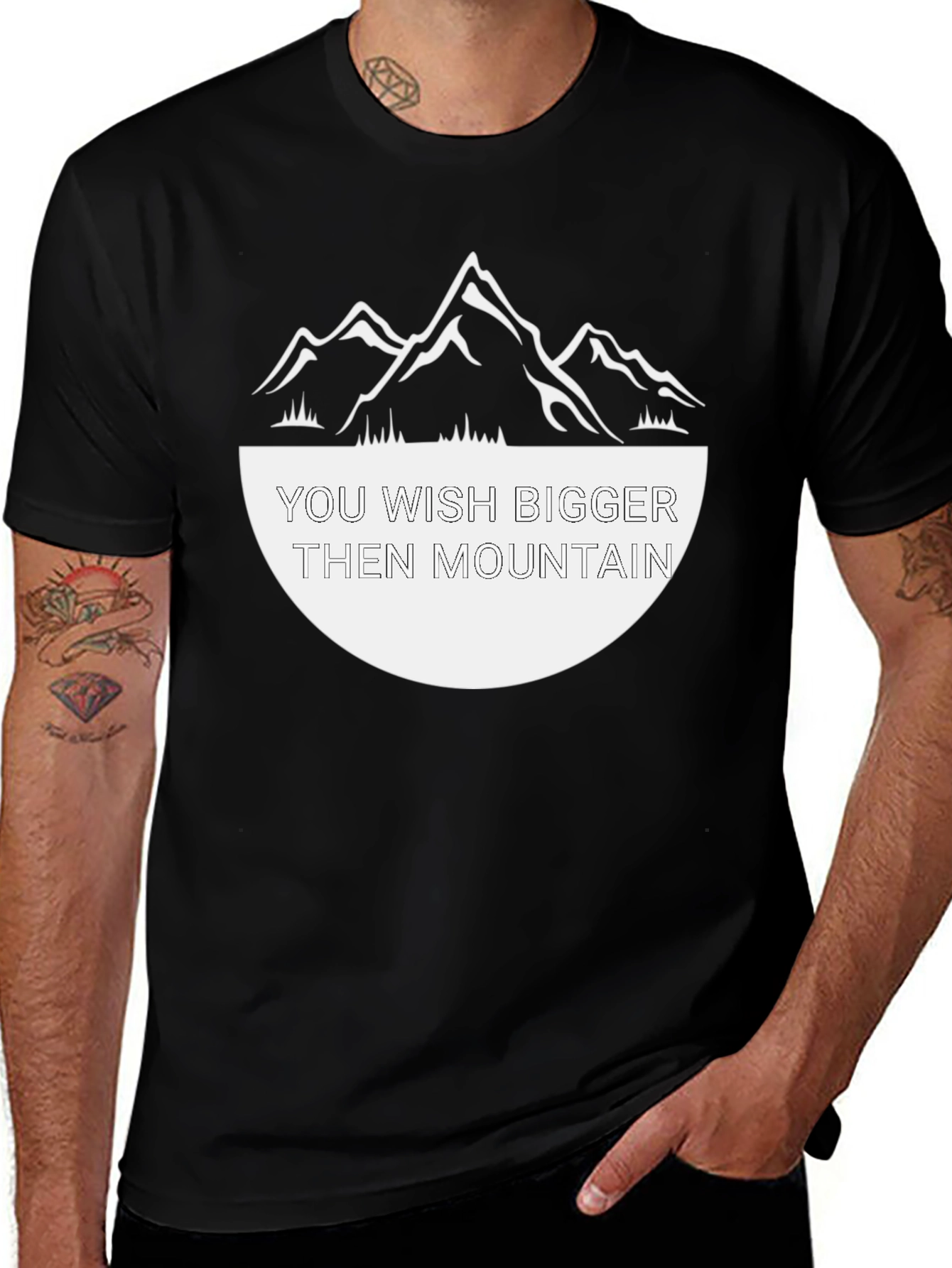 Variant 28 of Mountain Graphic Tee - You Wish Bigger