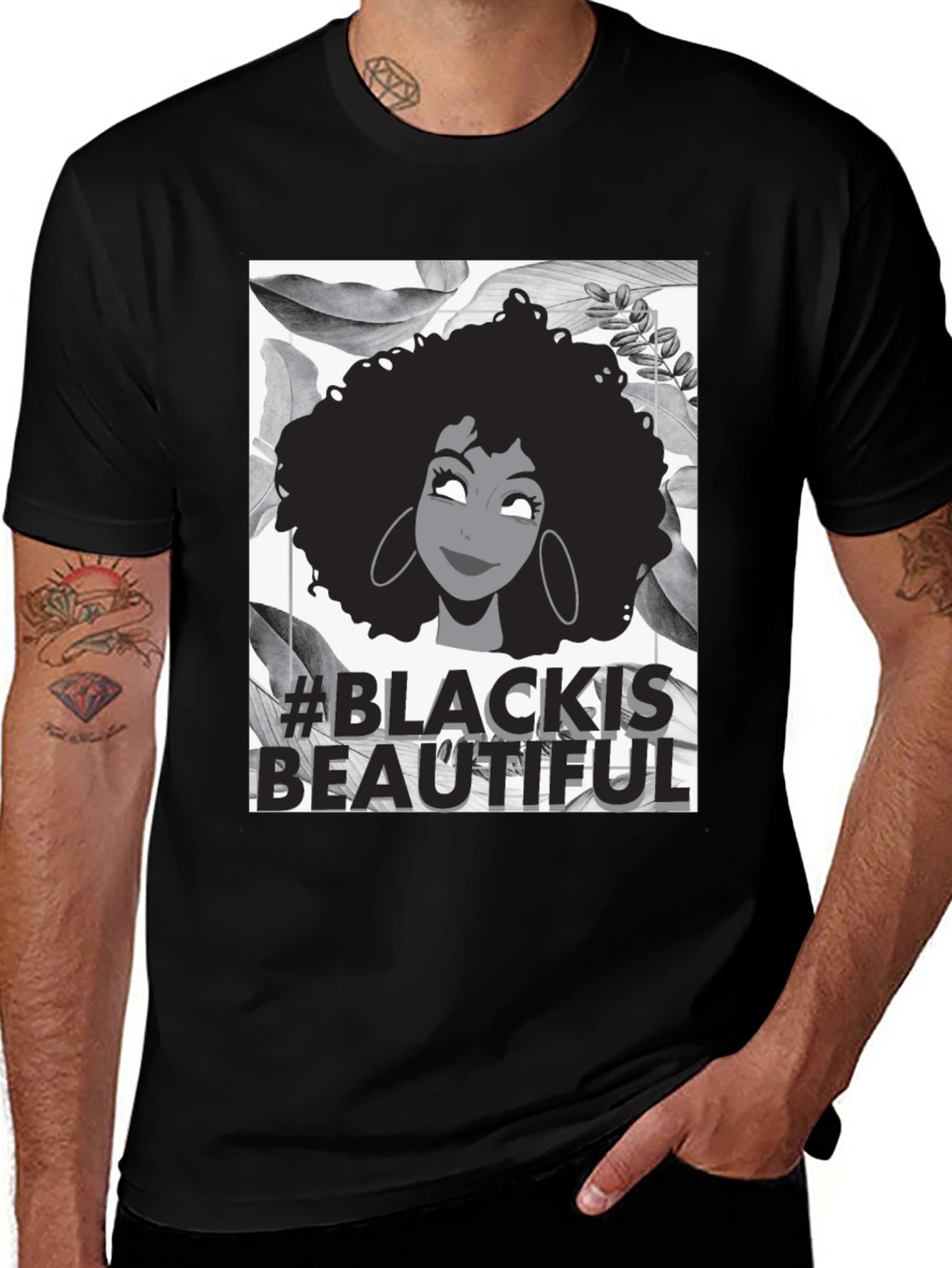 Variant 5 of Black is Beautiful Graphic Tee