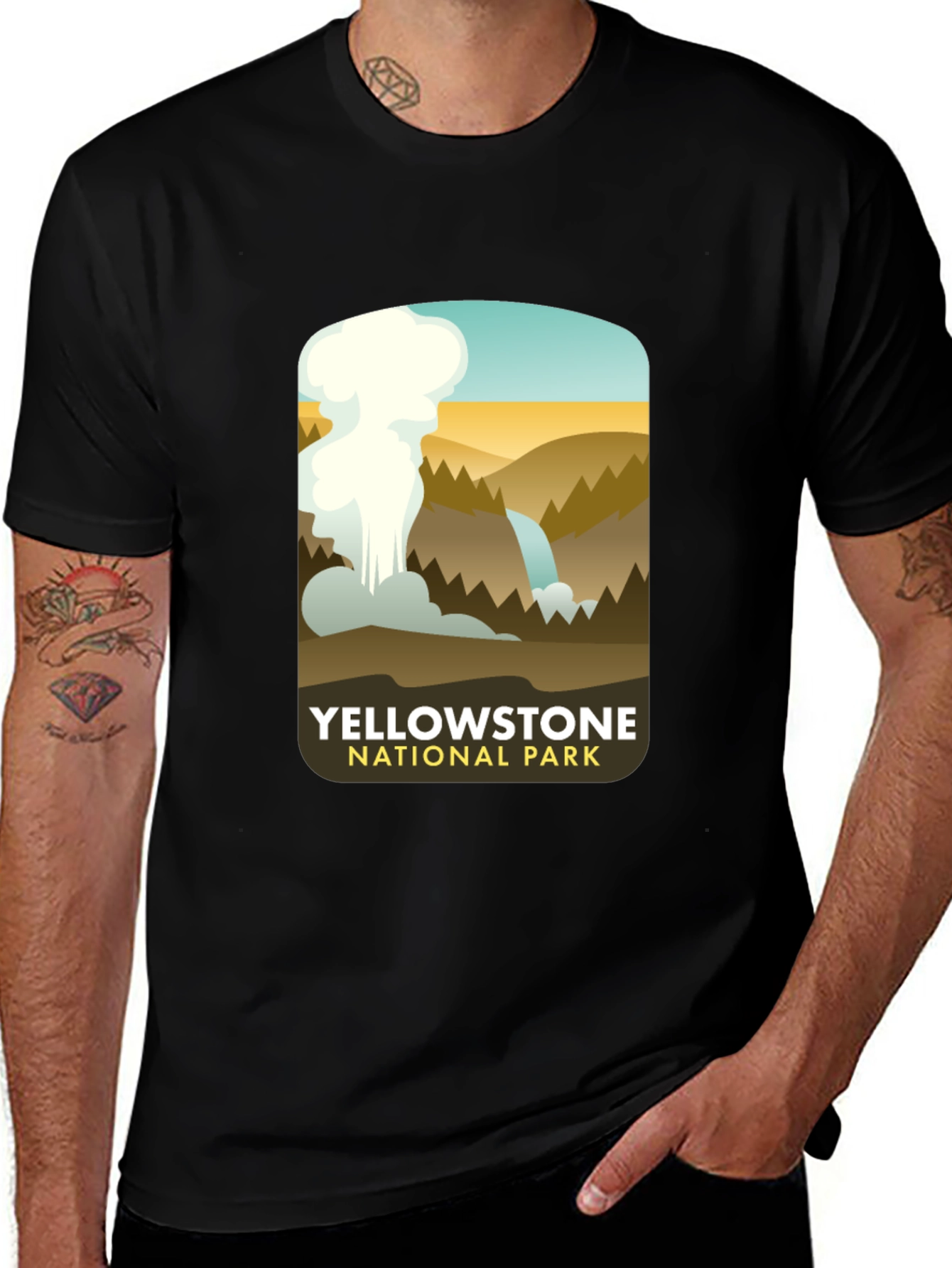 Variant 19 of Yellowstone National Park Graphic T-Shirt