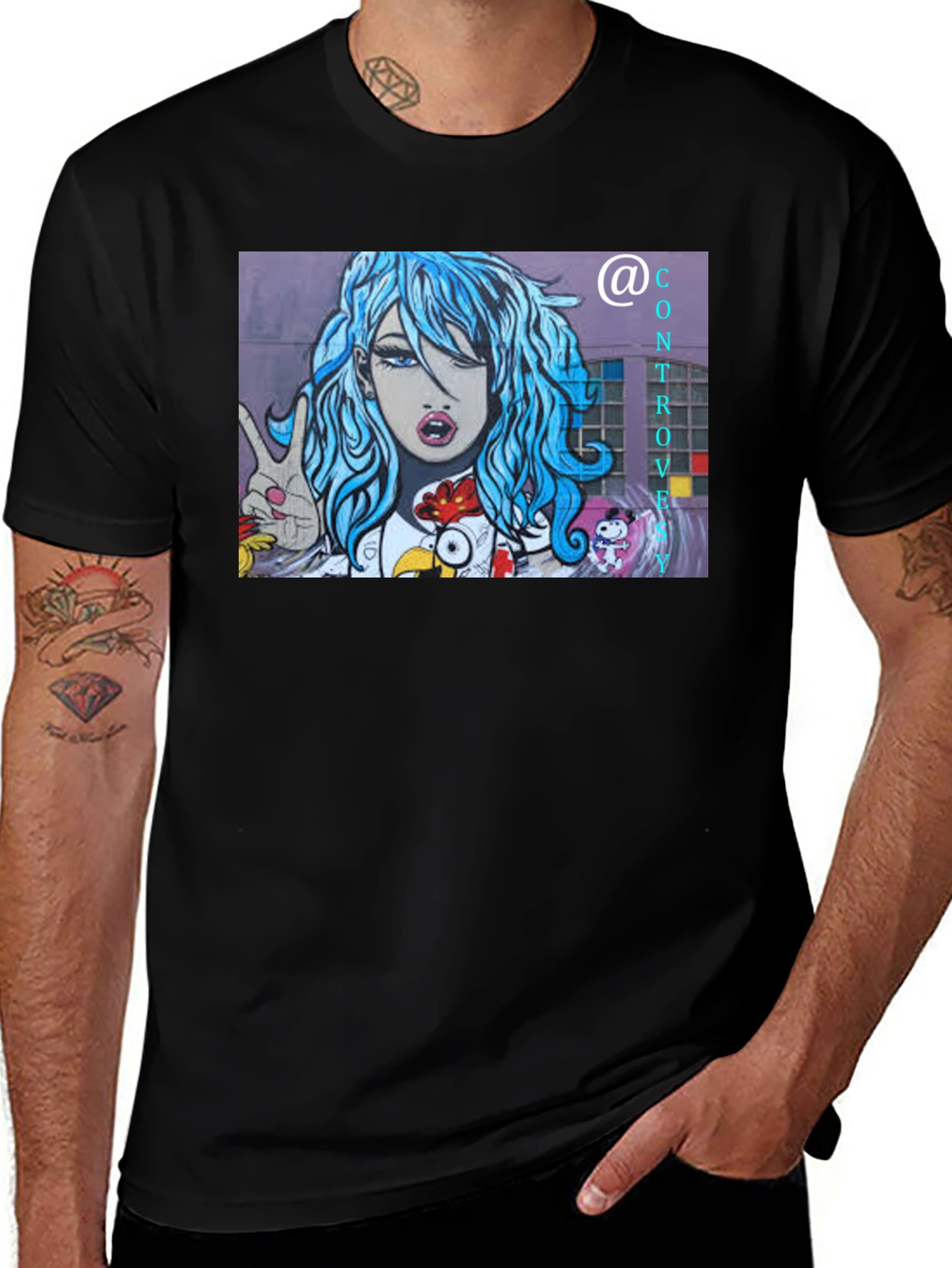 Controve Cartoon Graphic Tee - Unisex