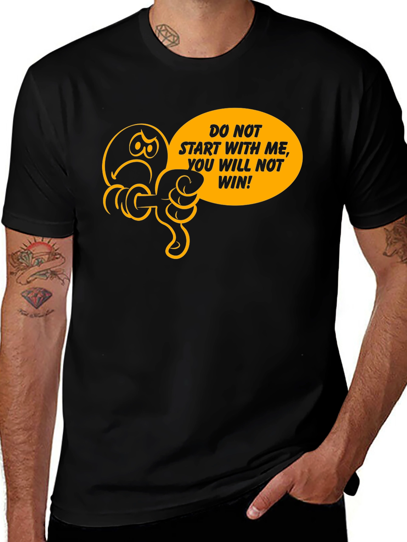 Variant 15 of Funny Graphic T-Shirt - Do Not Start With Me