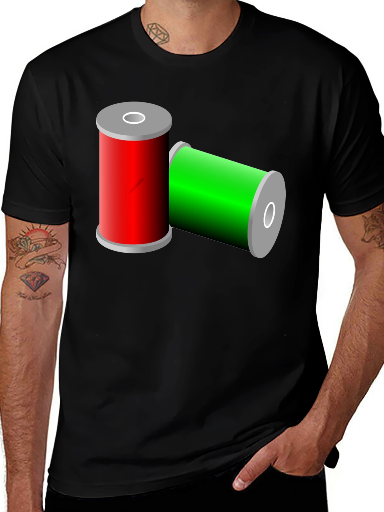 Variant 5 of Thread Spools Graphic Tee