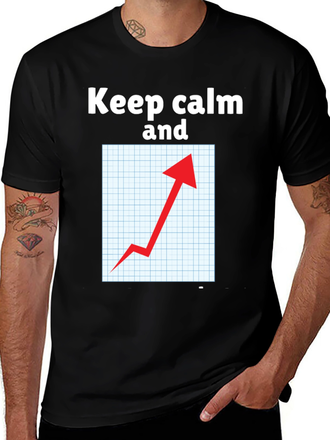 Variant 12 of Keep Calm Graph Up T-Shirt