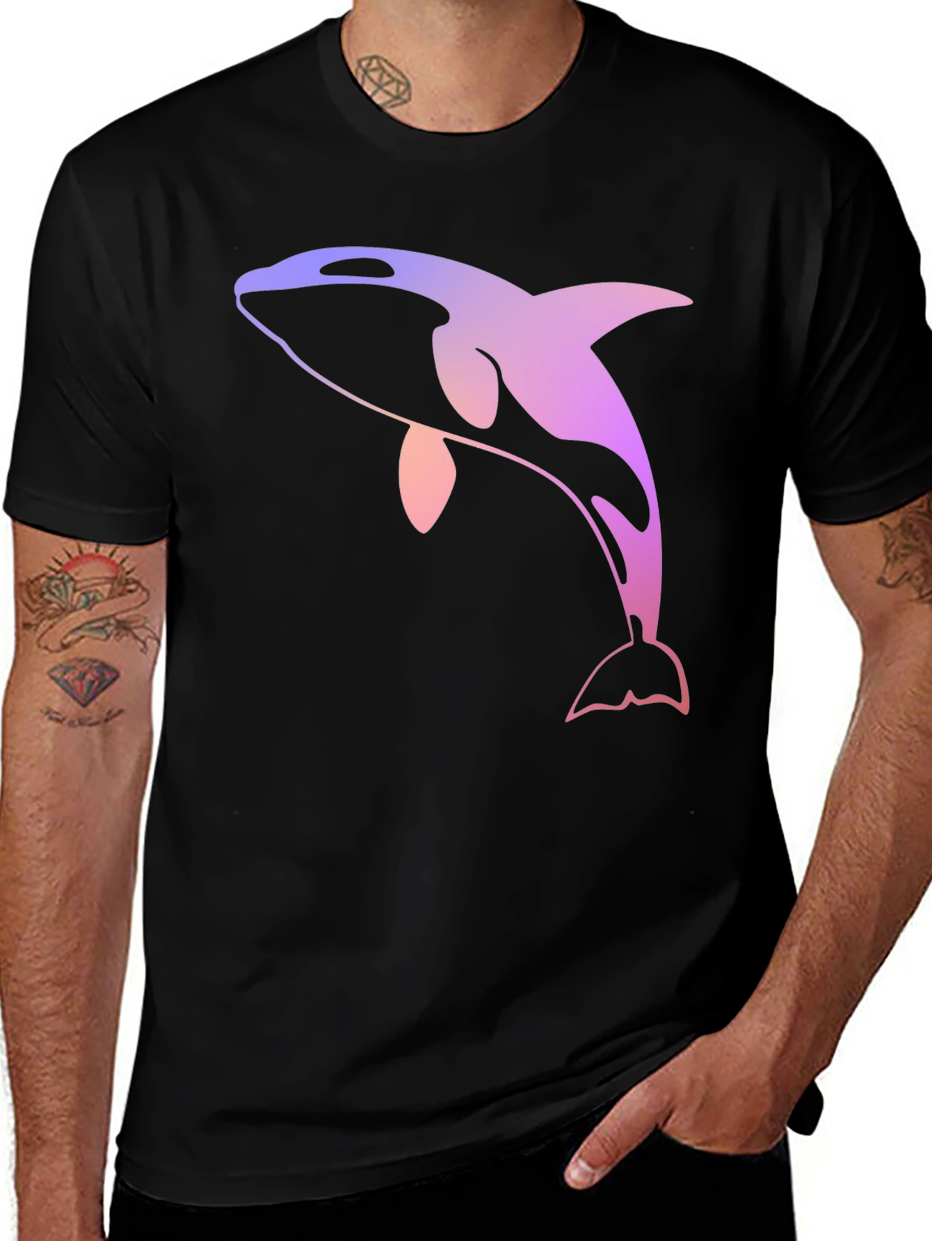 Orca Gradient Graphic Tee