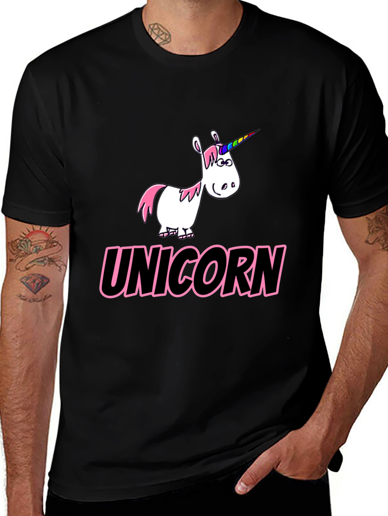 Unicorn Graphic Tee - Quirky Novelty Shirt
