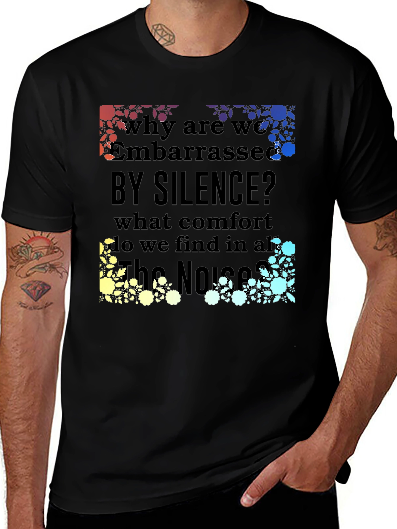 Variant 15 of Embarrassed by Silence Graphic Tee