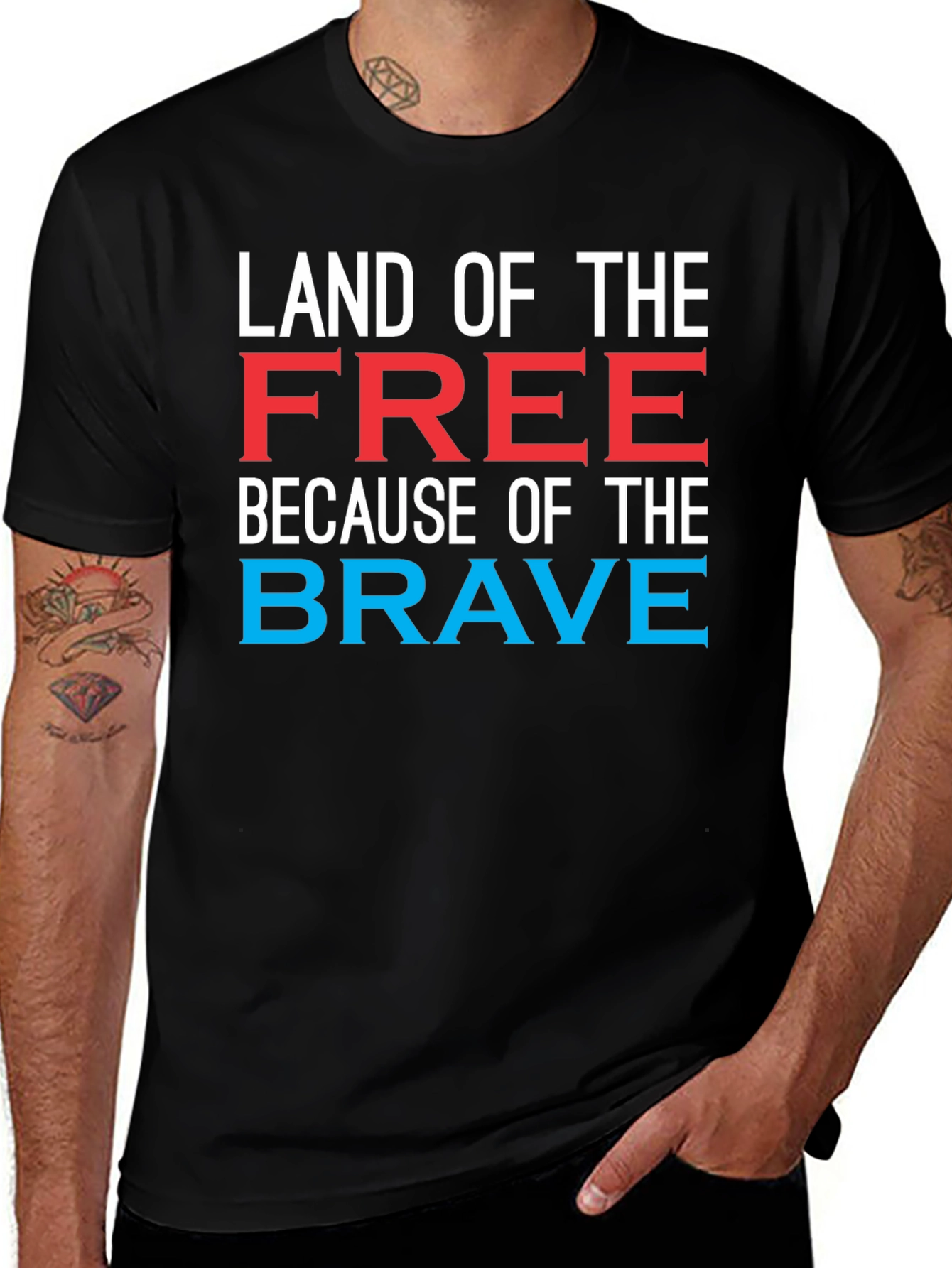 Variant 15 of Land of the Free Graphic T-Shirt