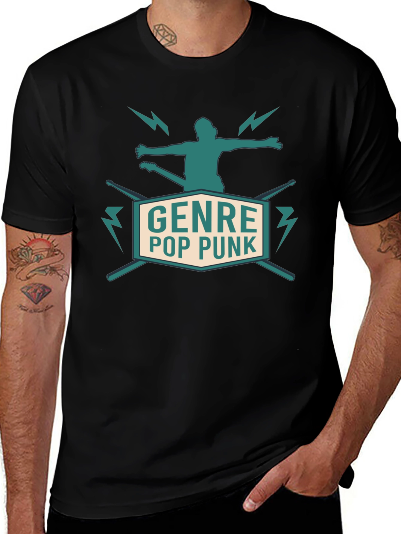 Variant 17 of Genre Pop Punk Graphic T-Shirt