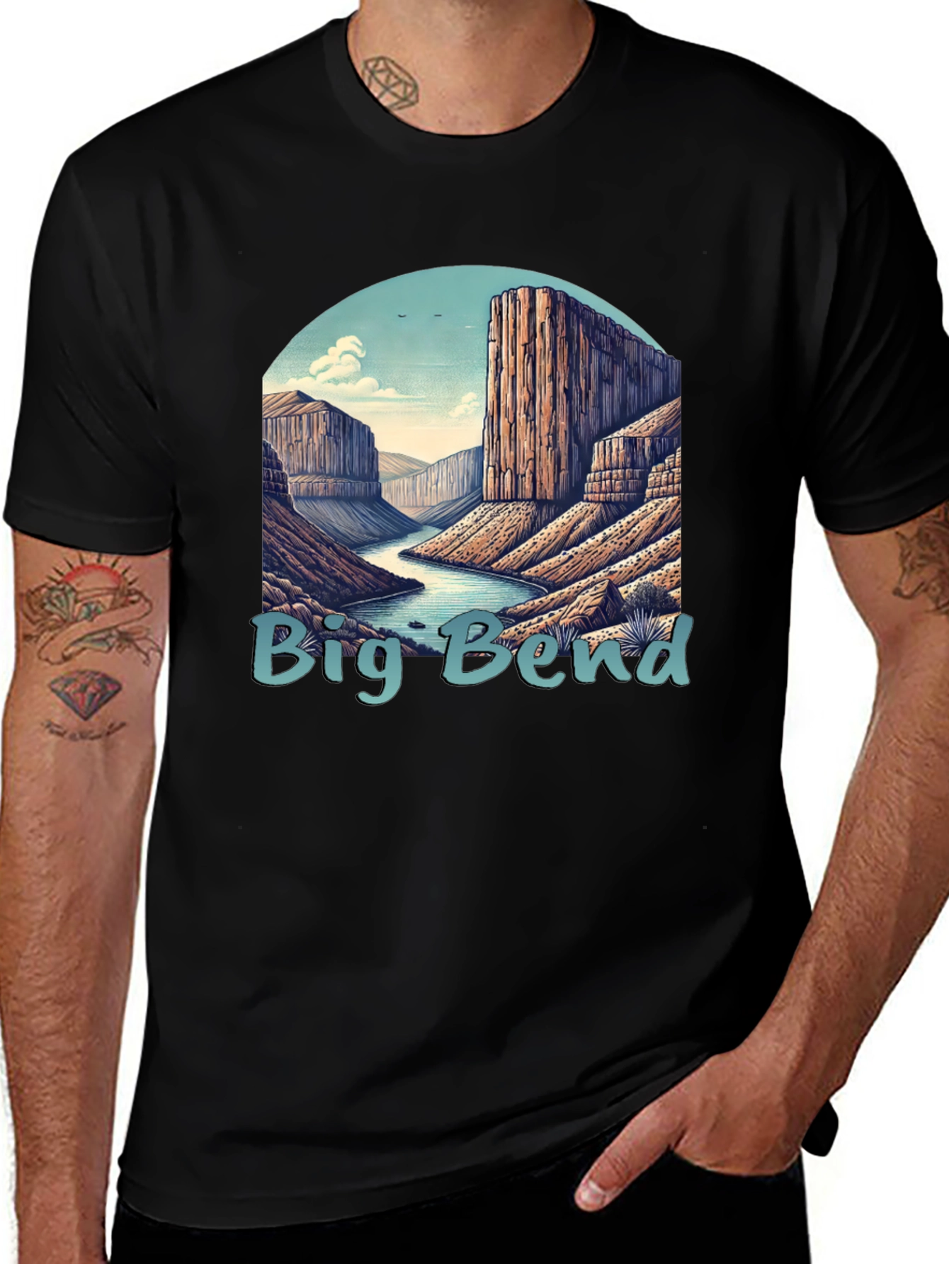 Variant 11 of Big Bend Graphic T-Shirt