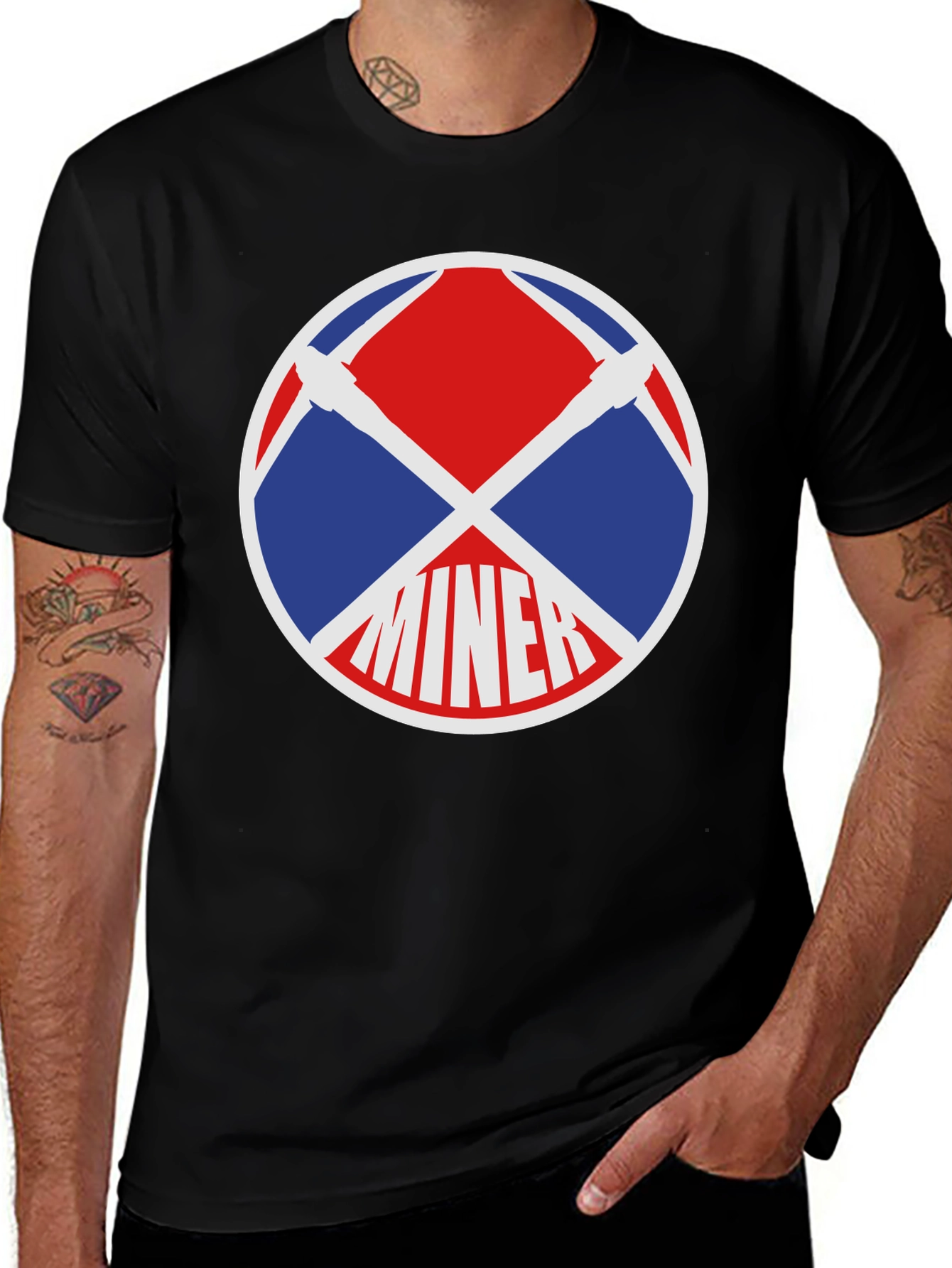 Variant 30 of Miner Logo T-Shirt - Classic Graphic Tee