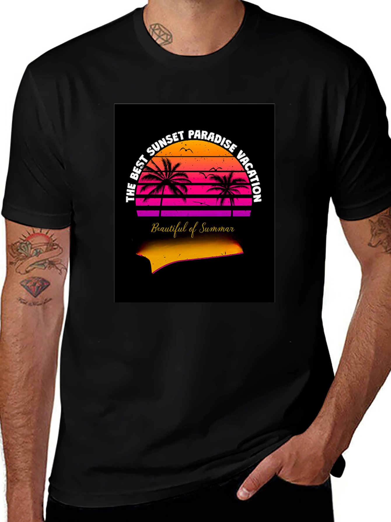 Variant 21 of Sunset Paradise Vacation T-Shirt