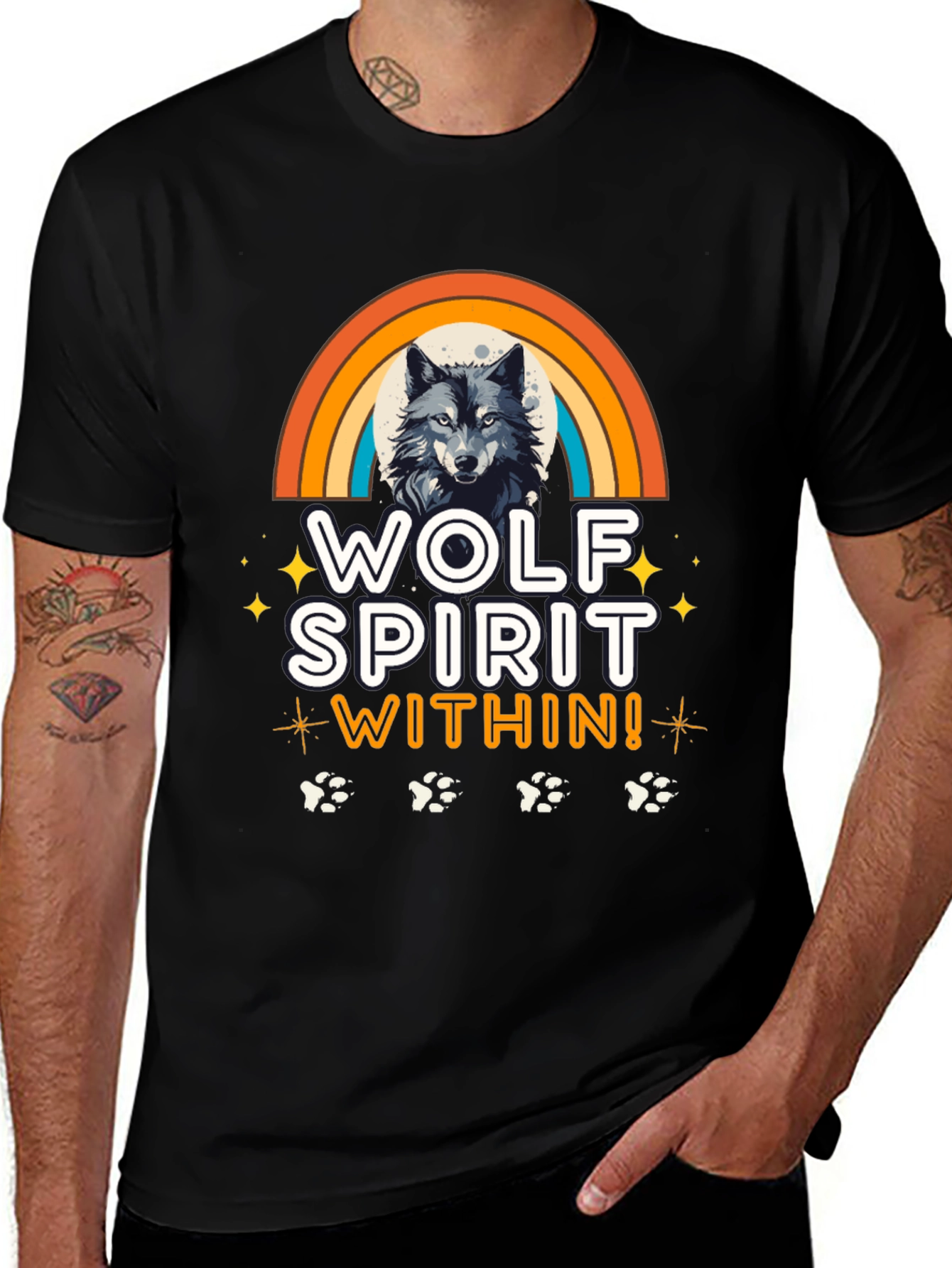 Variant 11 of Wolf Spirit Within T-Shirt