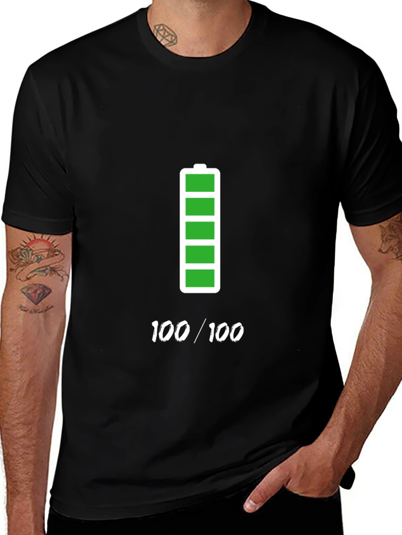 100% Charged T-Shirt - Full Battery Power