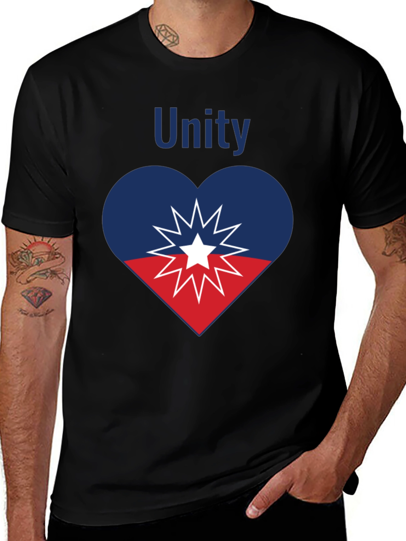 Variant 28 of Unity Heart Graphic T-Shirt