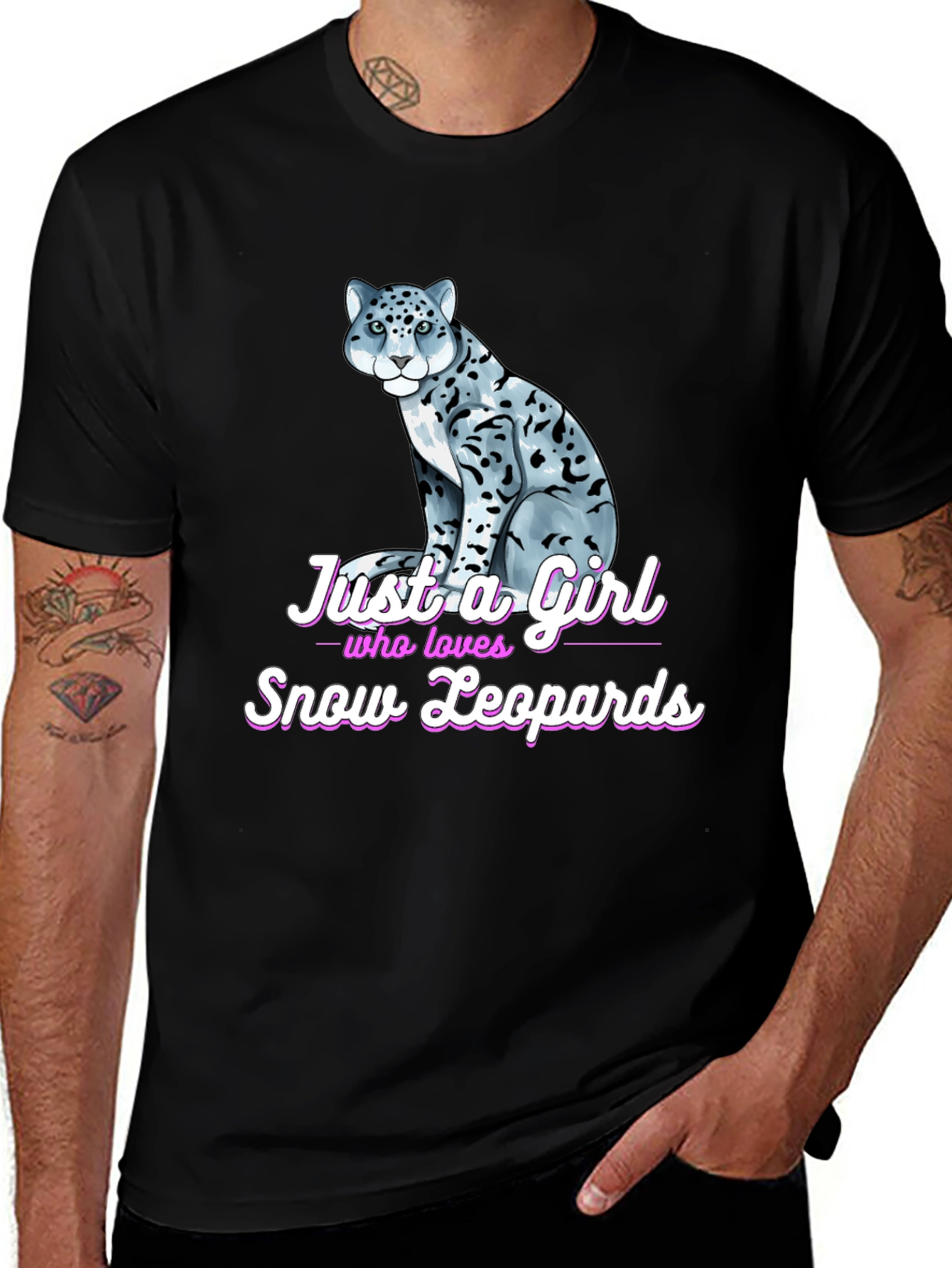 Variant 18 of Snow Leopard Lover T-Shirt