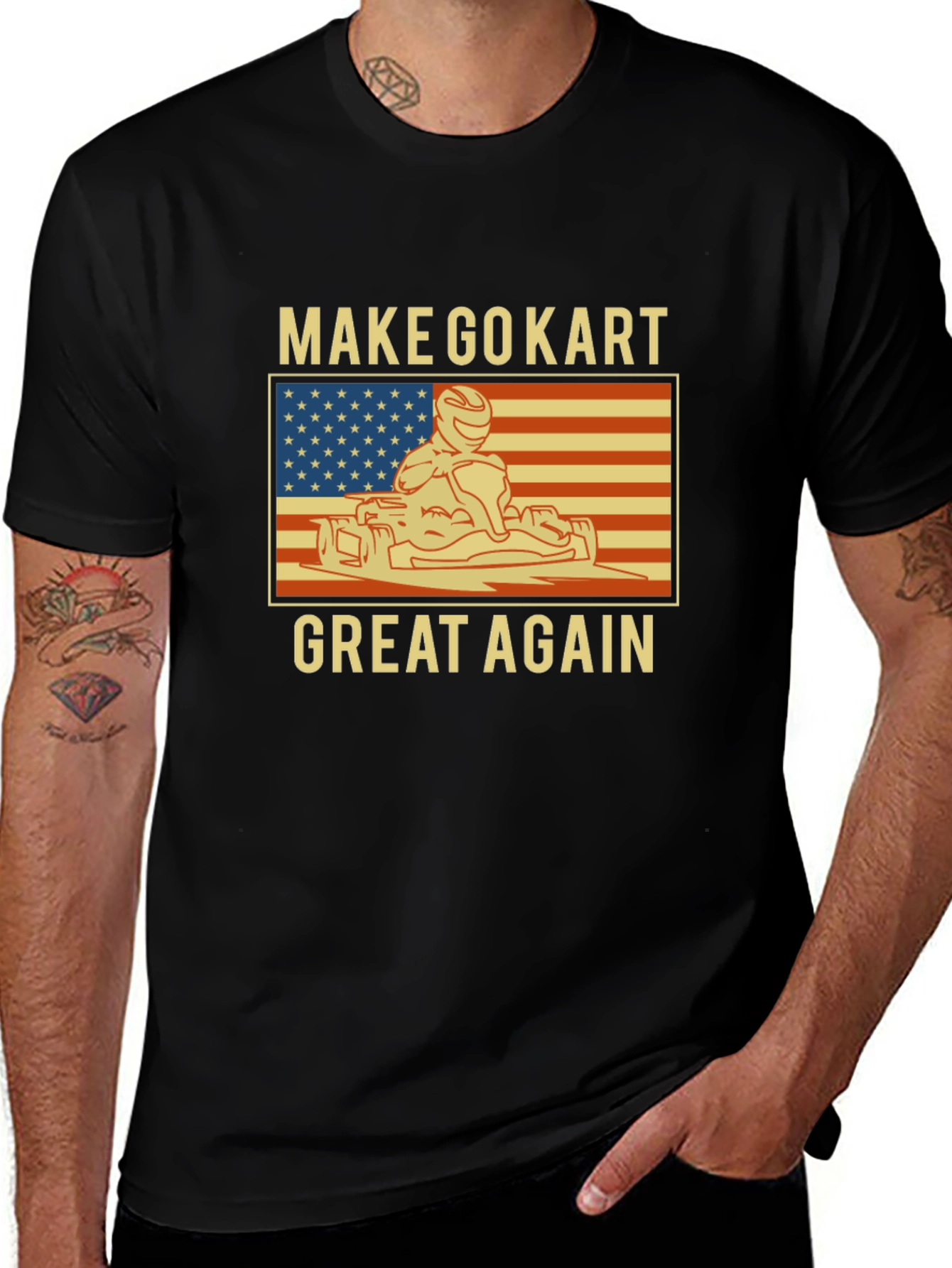 Variant 20 of Make Go-Kart Great Again T-Shirt
