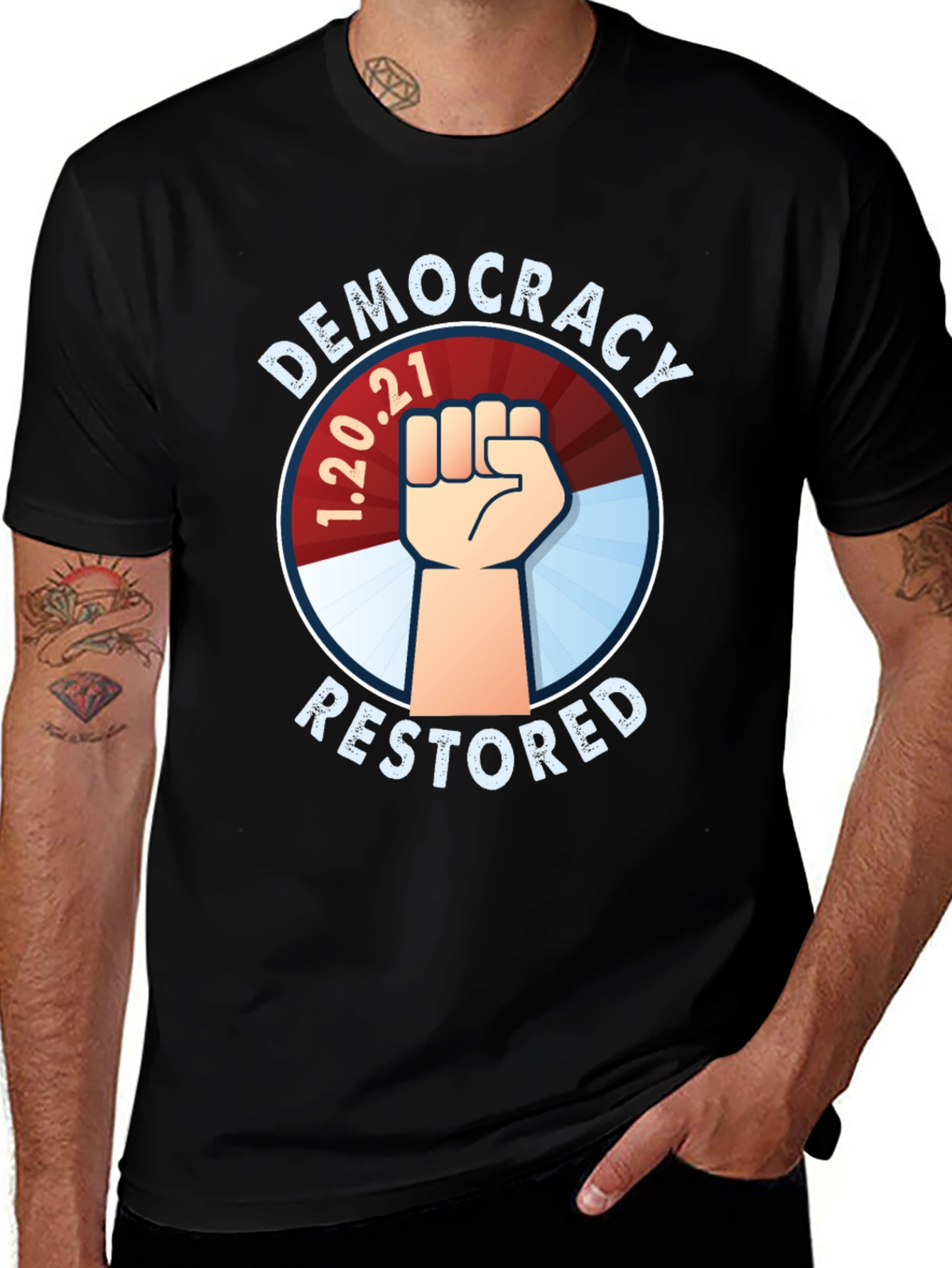 Variant 30 of Democracy Restored Graphic T-Shirt
