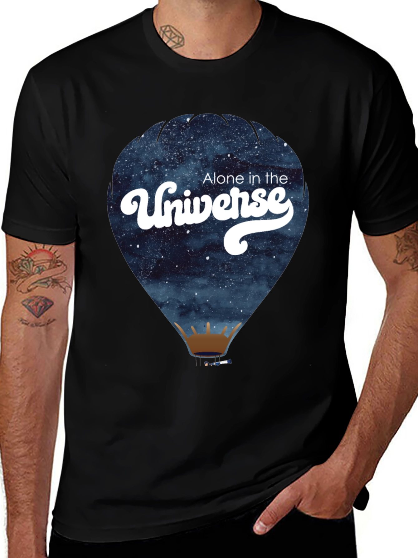 Variant 21 of Alone in the Universe Graphic T-Shirt