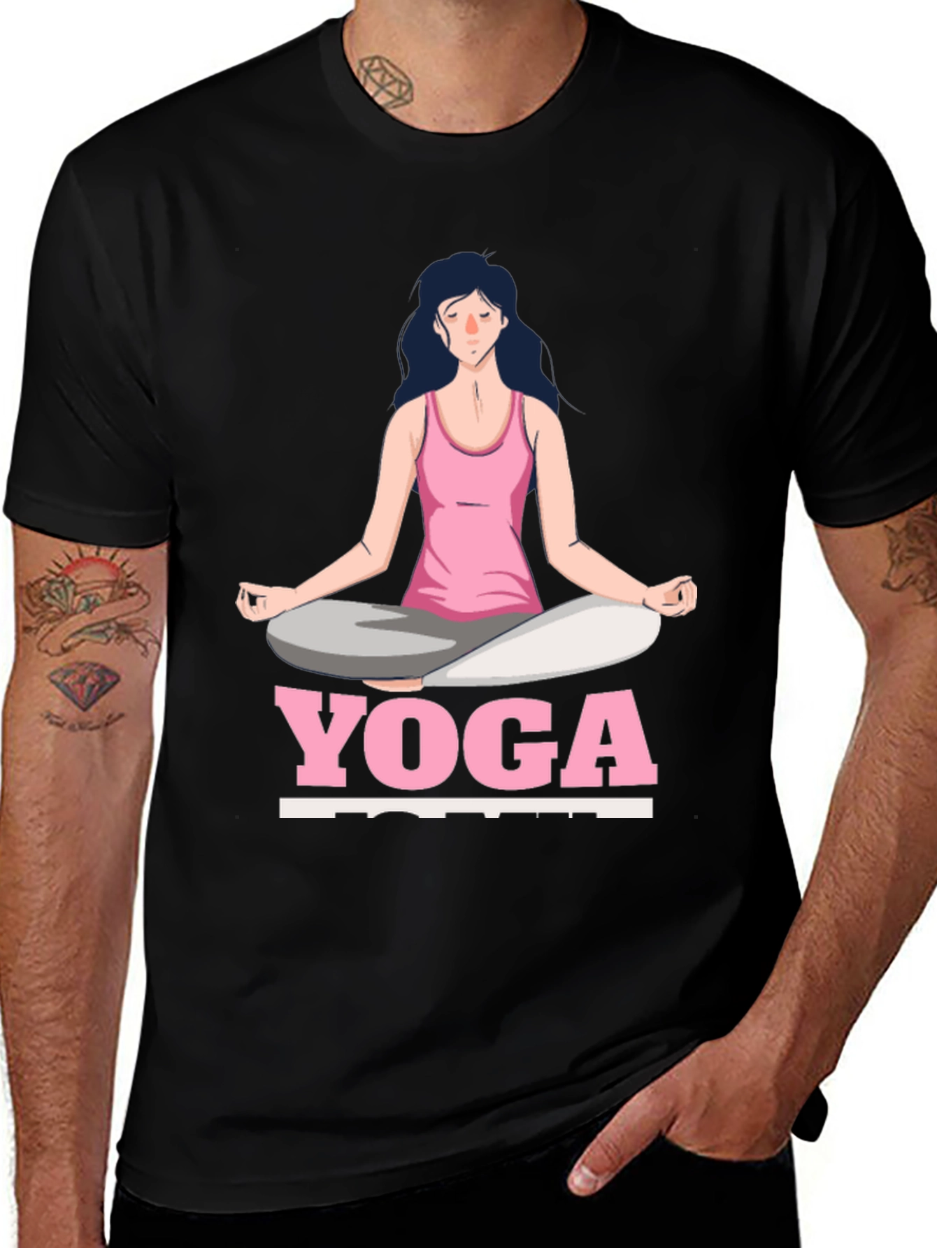 Variant 21 of Yoga Pose Graphic T-Shirt - Zen Meditation Tee