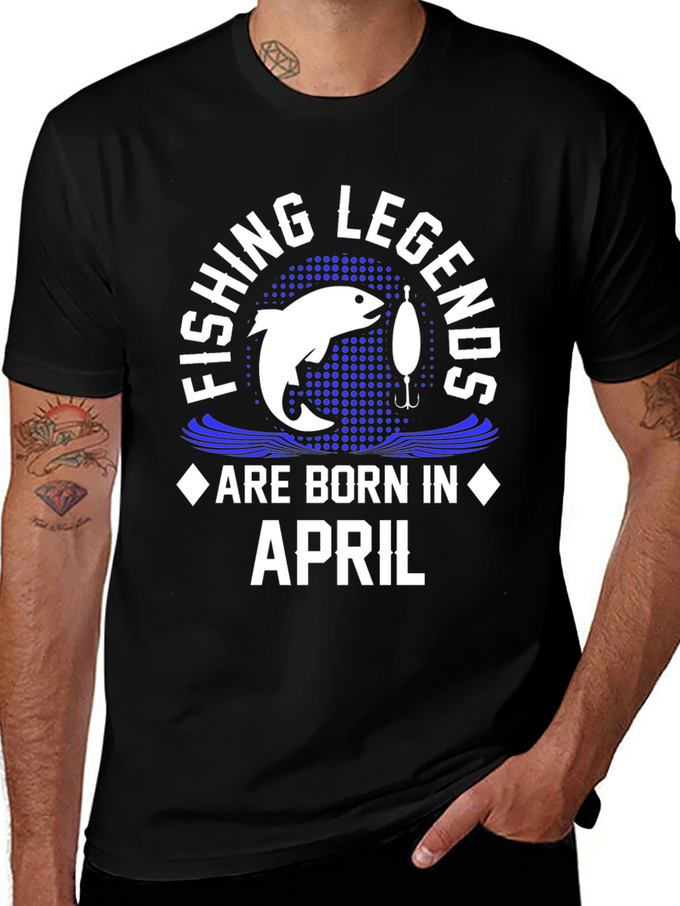 Variant 16 of Fishing Legends Are Born In April T-Shirt