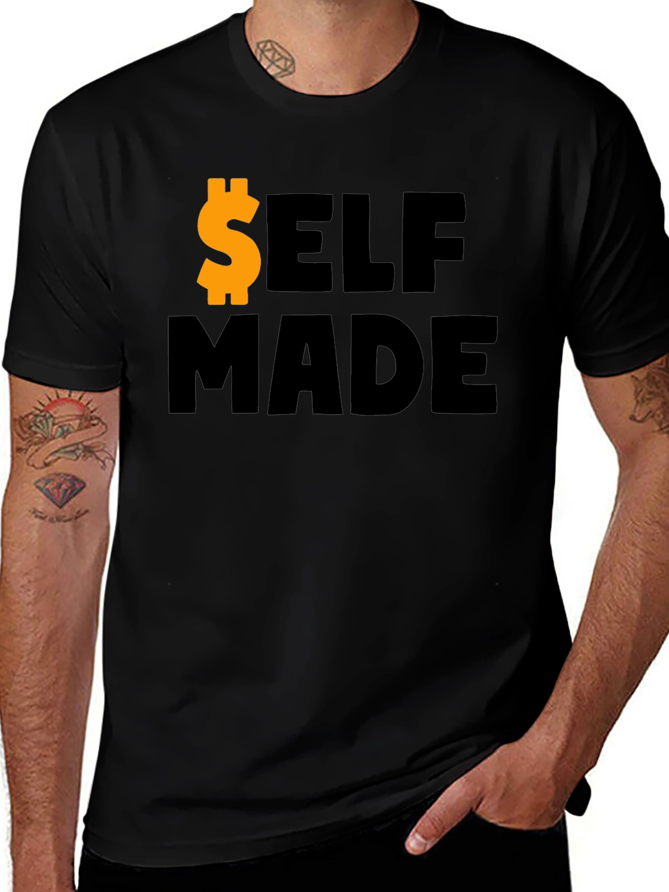 Variant 24 of Self Made Graphic Tee - Motivational Shirt